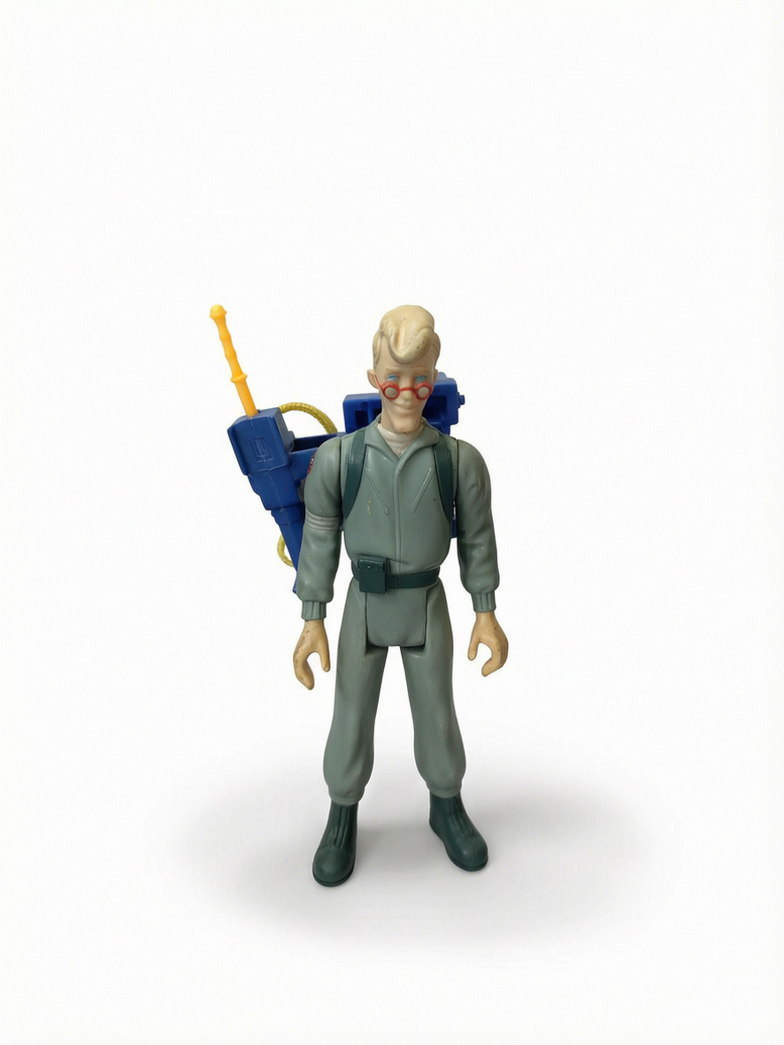 Figurine seule Egon Spengler The Real Ghost Busters Egon Spengler avec Proton Pack Kenner vintage