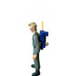 Figurine seule Egon Spengler The Real Ghost Busters Egon Spengler avec Proton Pack Kenner vintage