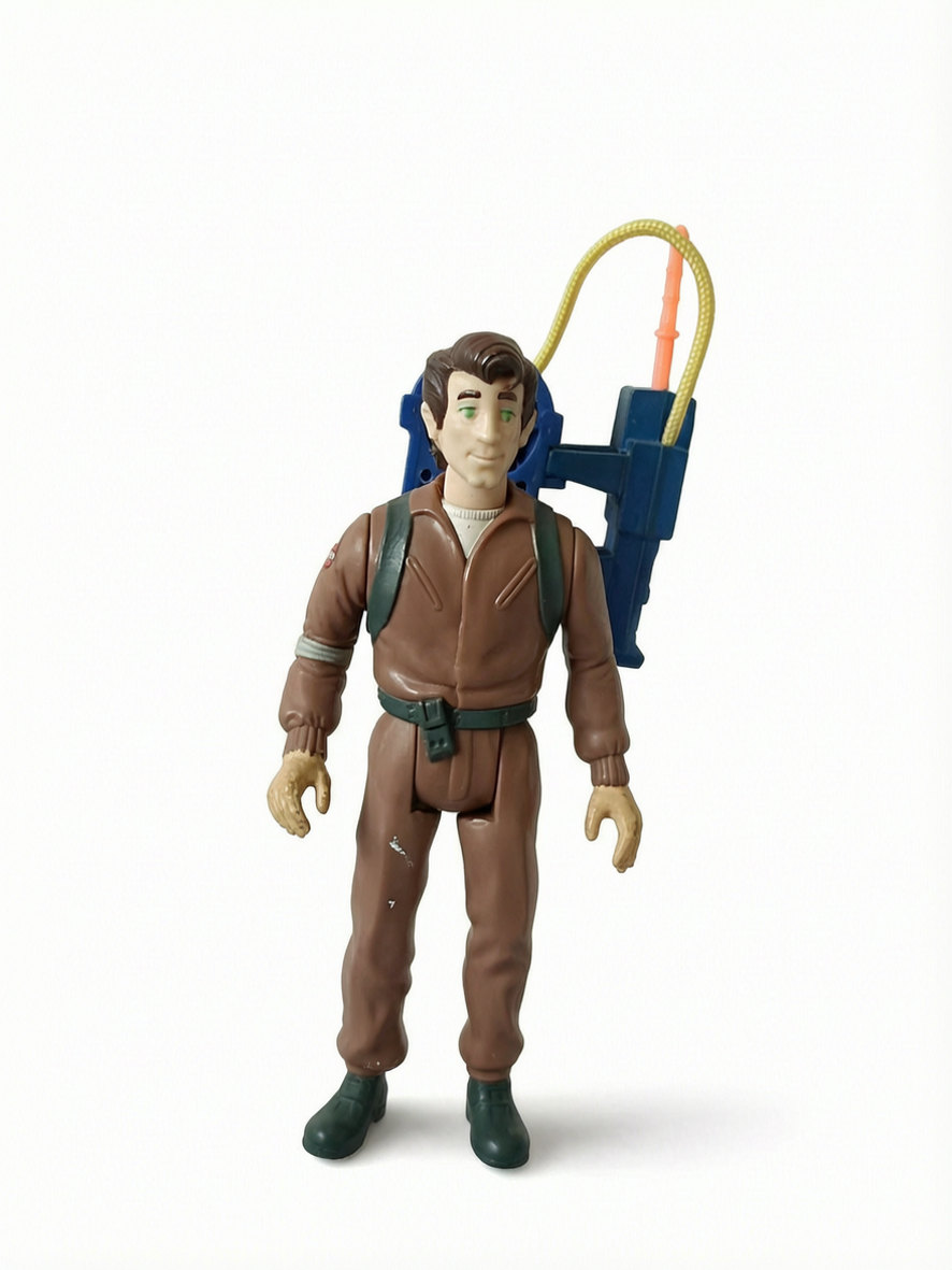 Figurine seule Peter Venkman The Real Ghost Busters Figurine Ghostbusters Peter Venkman avec Proton Pack Kenner vintage