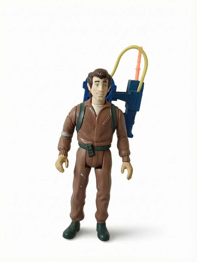 Figurine seule Peter Venkman The Real Ghost Busters Figurine Ghostbusters Peter Venkman avec Proton Pack Kenner vintage