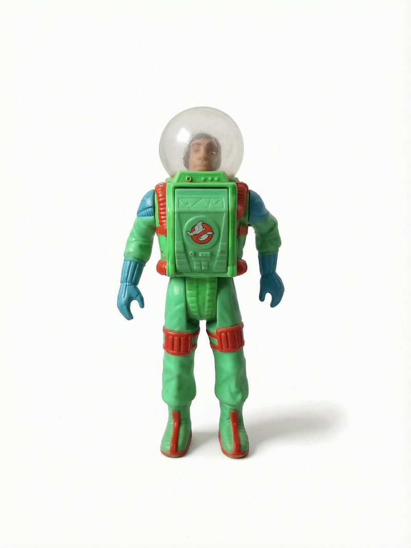 Figurine seule The Real Ghost Busters (Bras articuler) Ecto-Glow / combinaison spatiale avec casque Kenner vintage