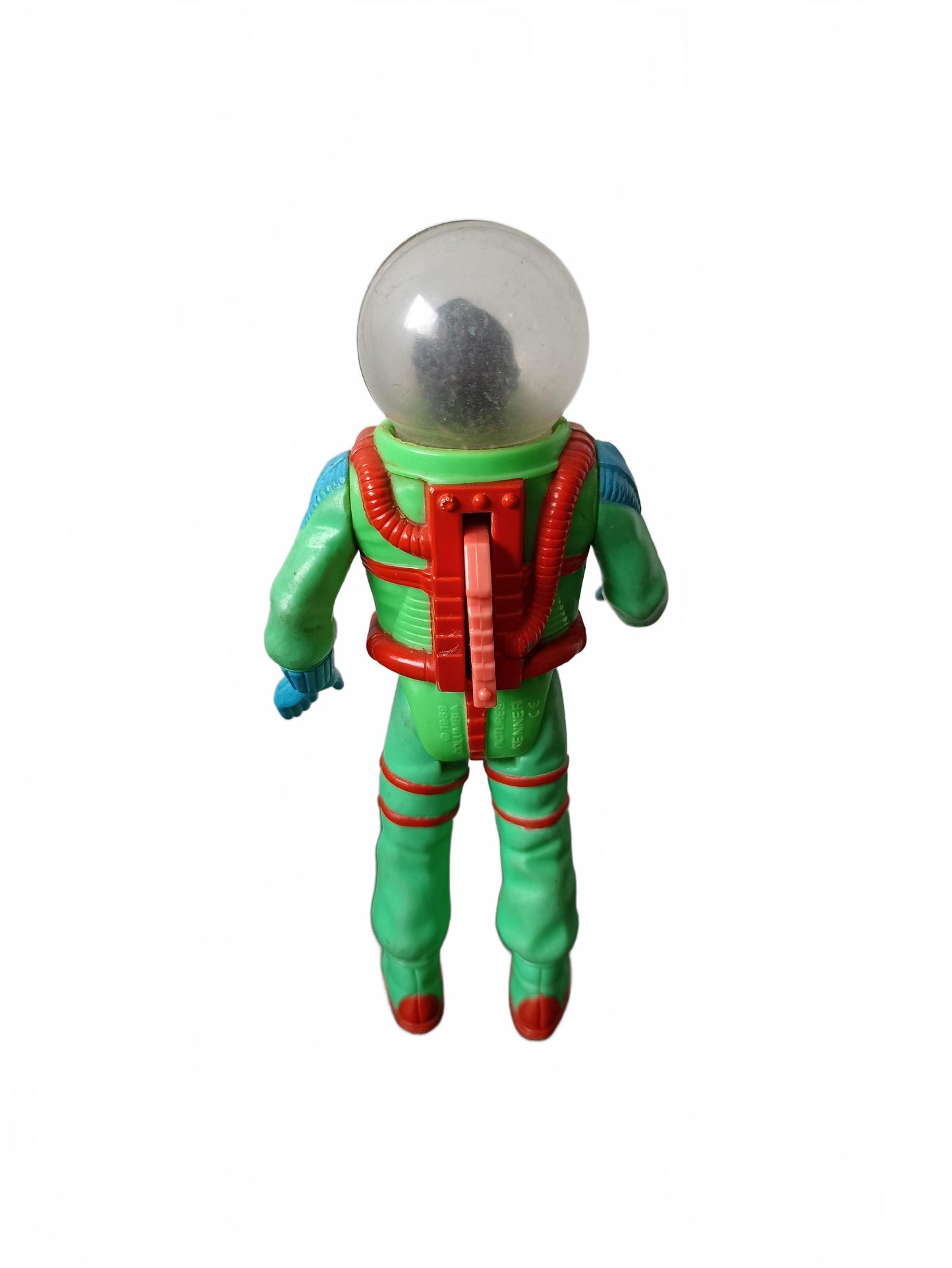 Figurine seule The Real Ghost Busters (Bras articuler) Ecto-Glow / combinaison spatiale avec casque Kenner vintage