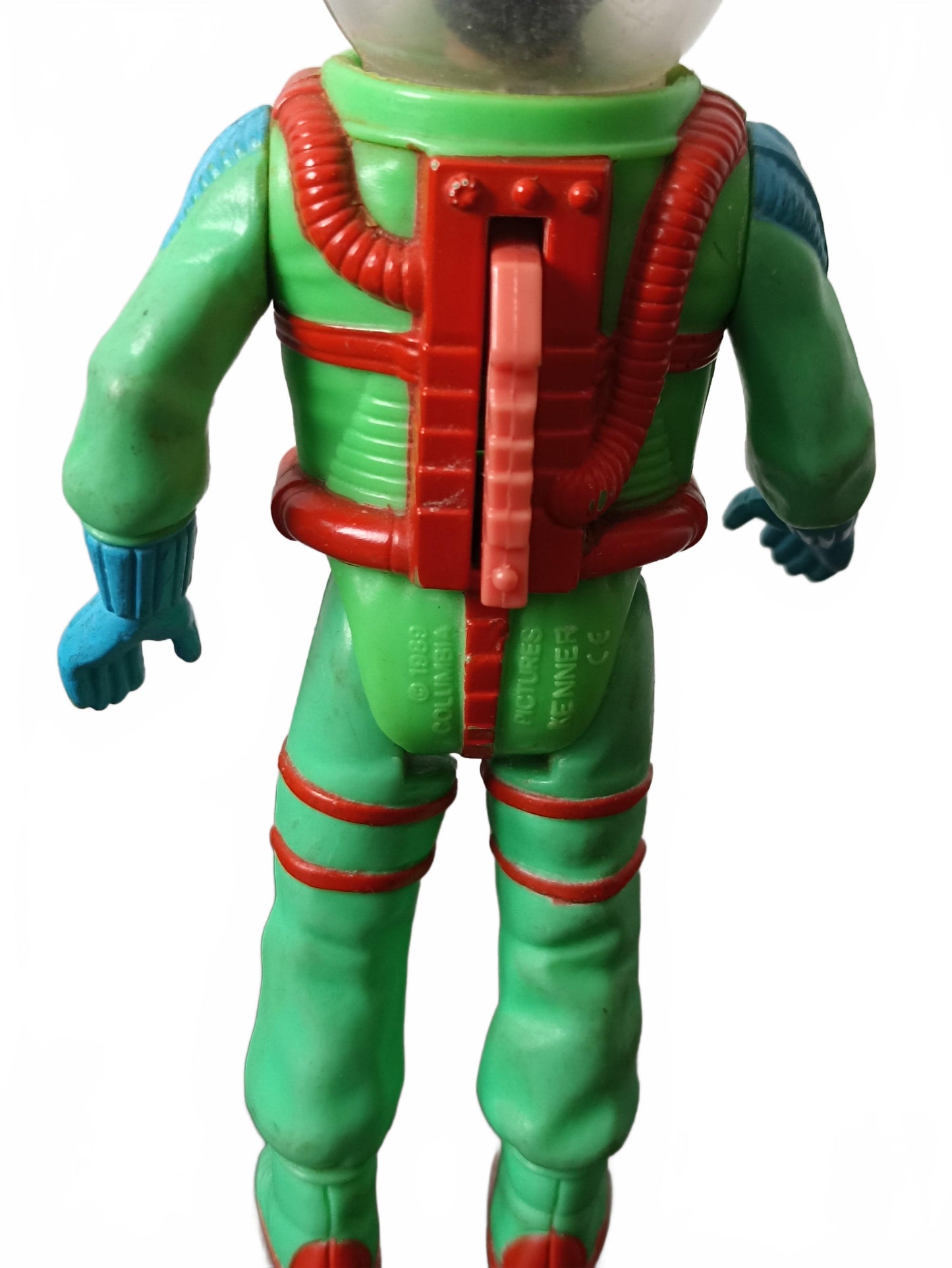 Figurine seule The Real Ghost Busters (Bras articuler) Ecto-Glow / combinaison spatiale avec casque Kenner vintage