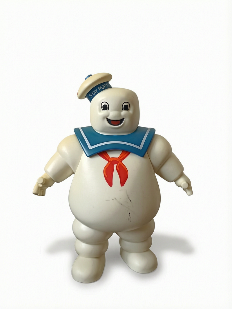 Figurine seule The Stay-Puft Marshmallow Man The Real Ghost Busters Stay Puft Marshmallow Man Kenner vintage
