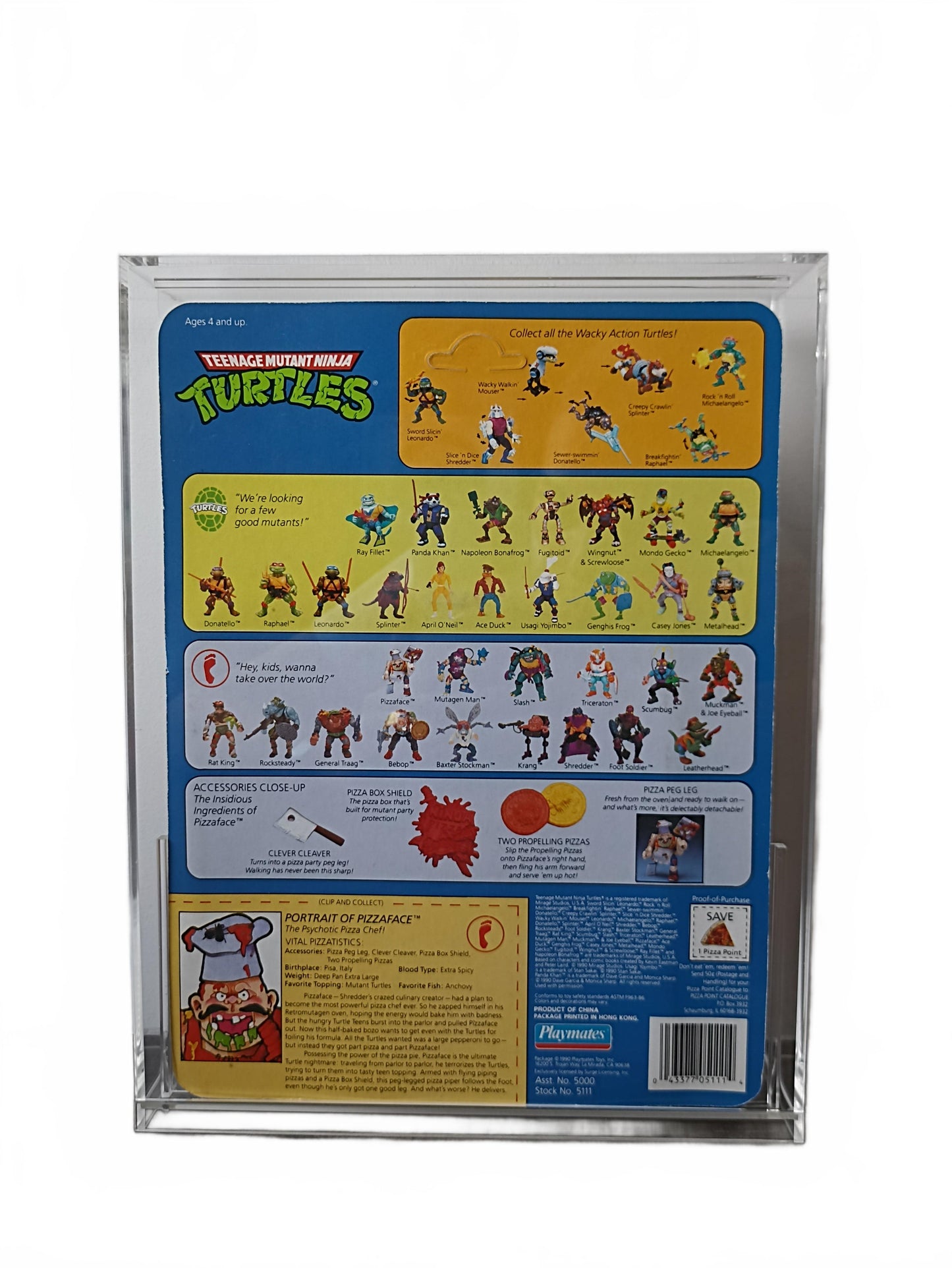 Figurine Pizza Face Teenage Mutant Hero Turtles
