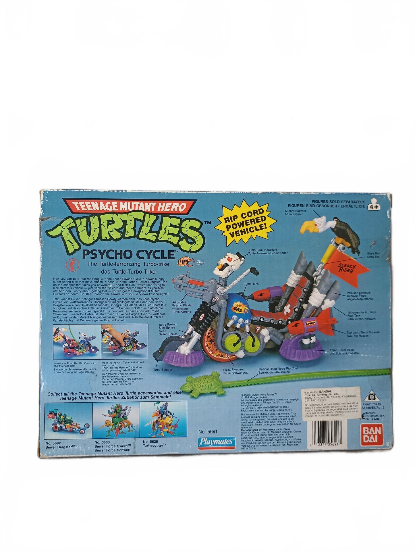 Figurine Psycho Cycle Teenage Mutant Hero Turtles