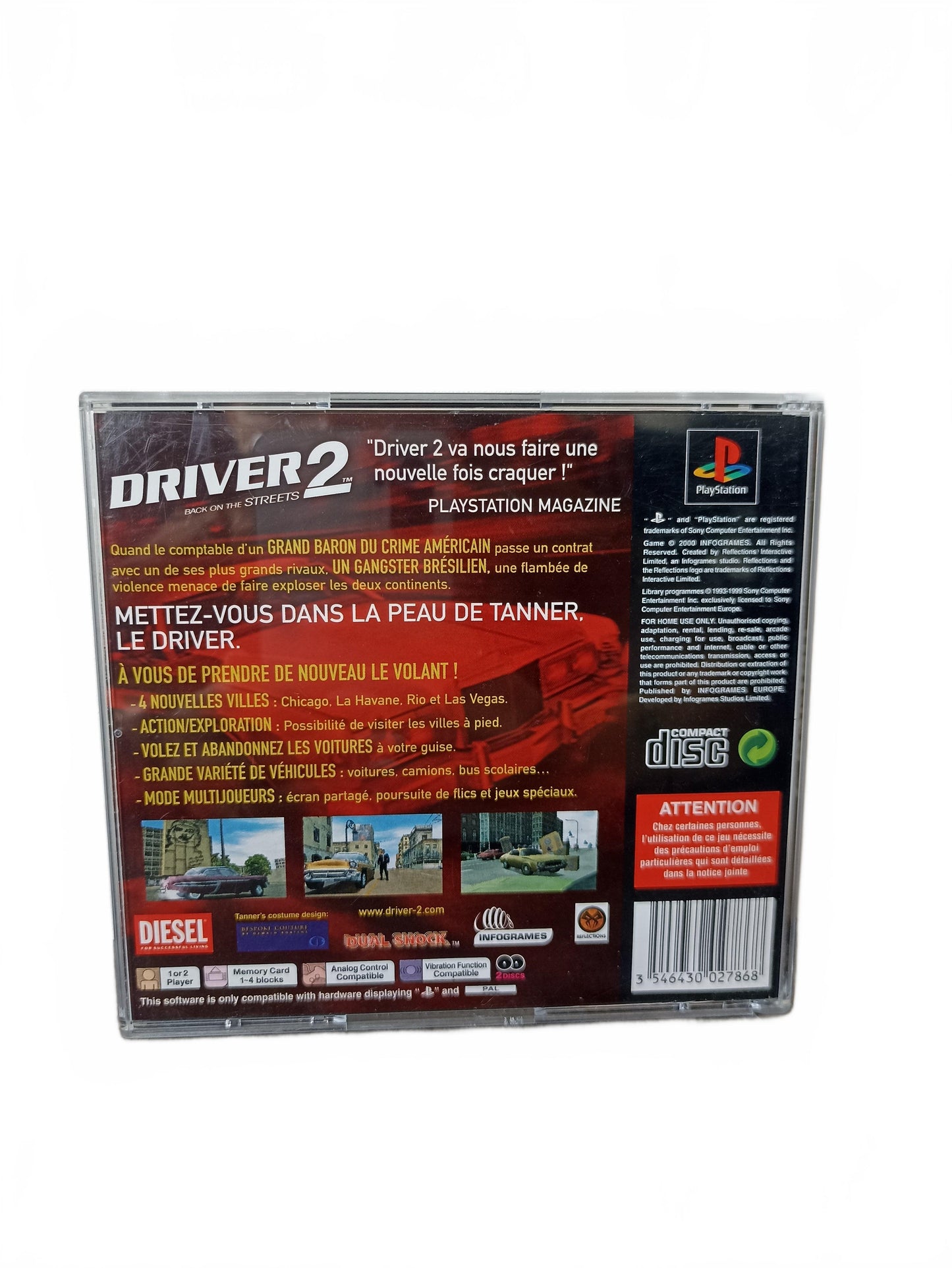 Driver 2 Version Best Of Infogrammes PlayStation 1 (PS1)