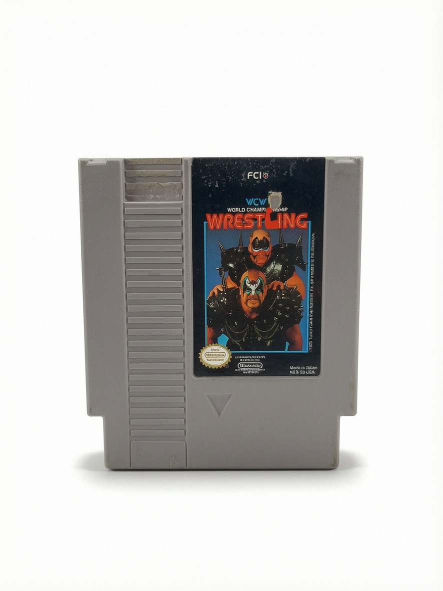 WCW World Championship Wrestling Nintendo NES Version USA