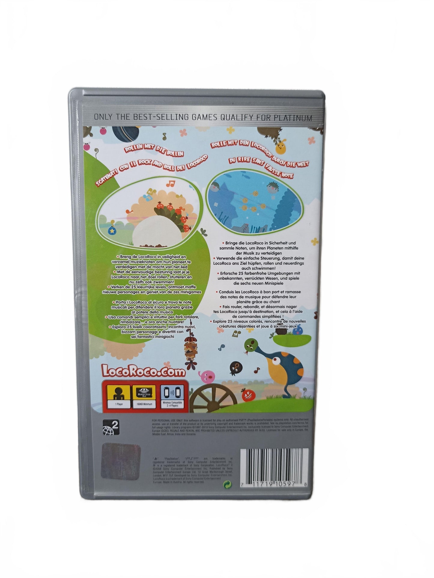 LocoRoco 2 Playstation Portable PSP Version Platinum