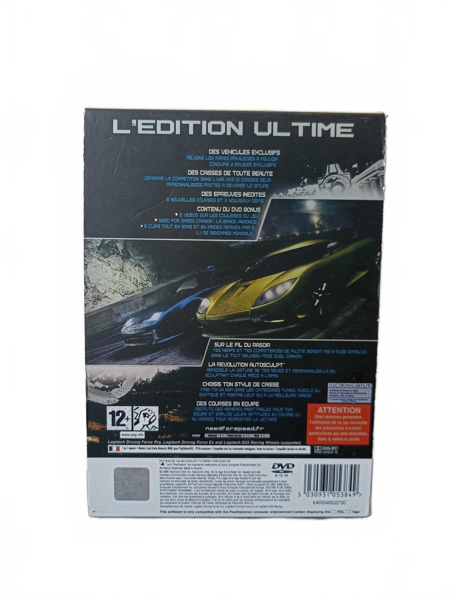 Need for Speed: Carbon Playstation 2 PS2 édition Collector