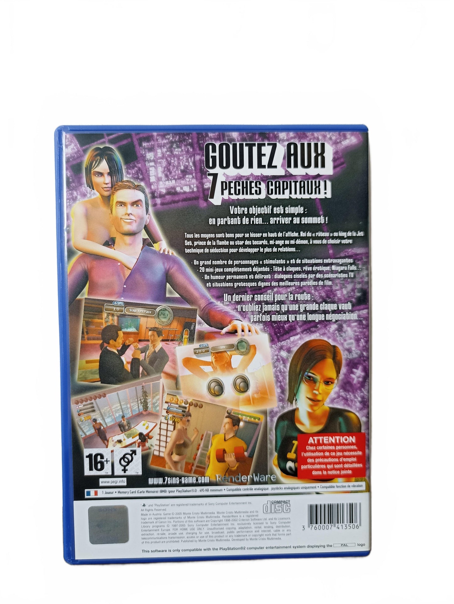 7 Sins Playstation 2 (PS2)