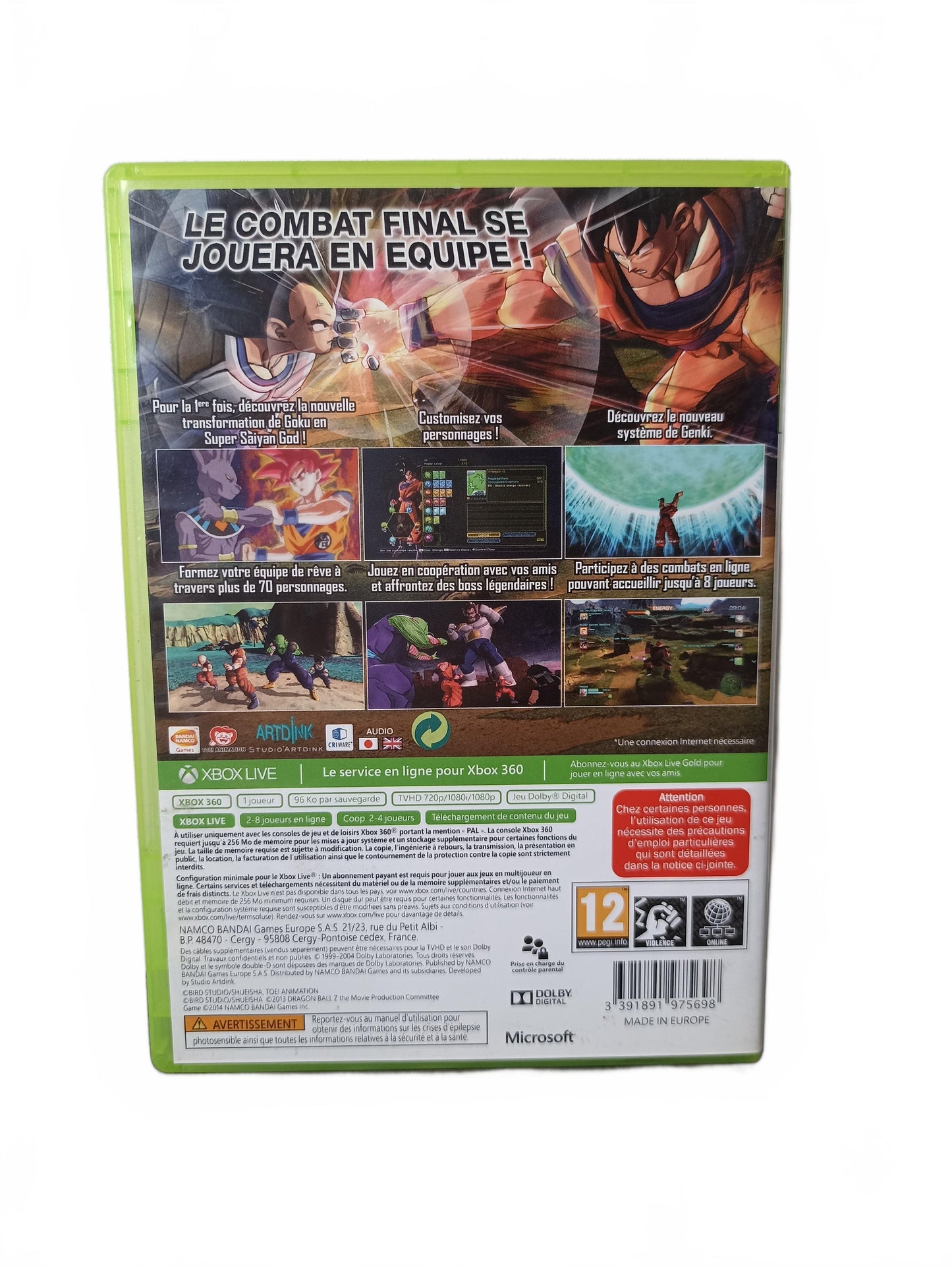 Dragon Ball Z: Battle of Z Xbox 360