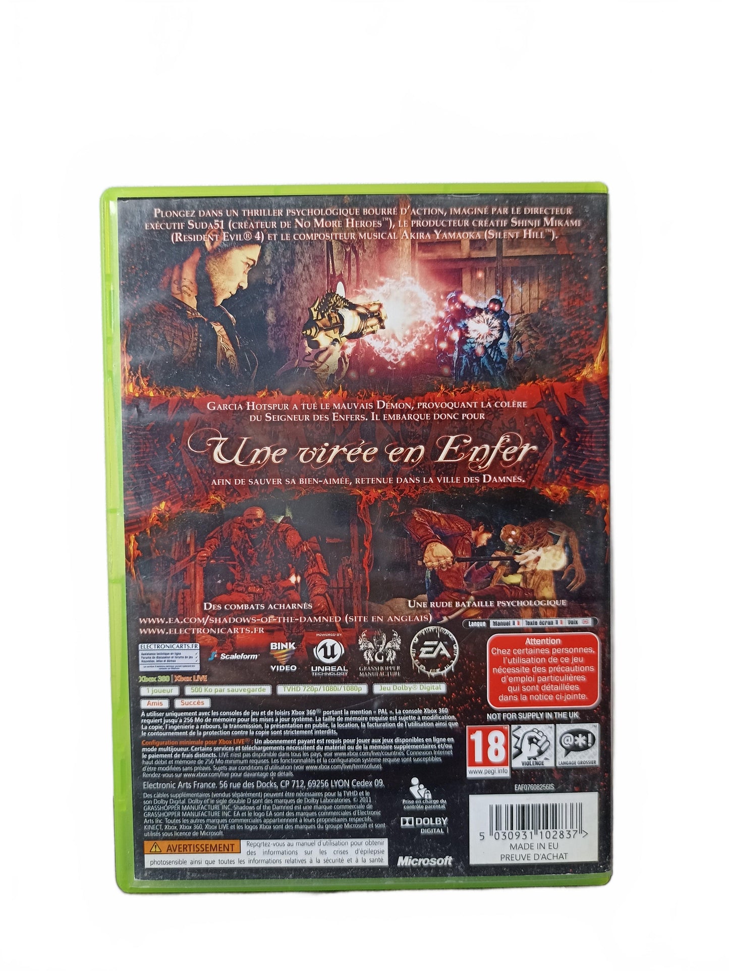 Shadows of the Damned Xbox 360