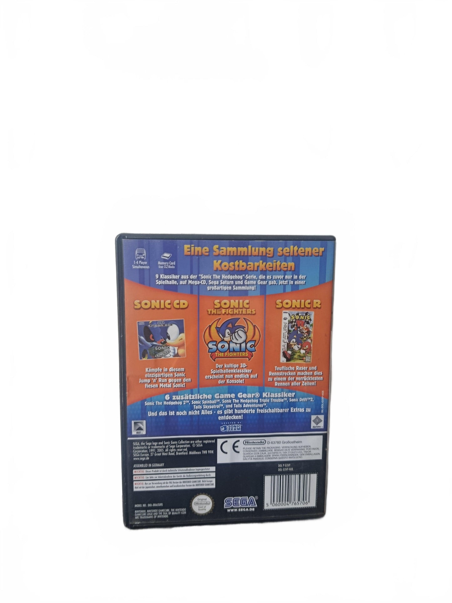 Sonic Gems Collection Version ETR Nintendo GameCube