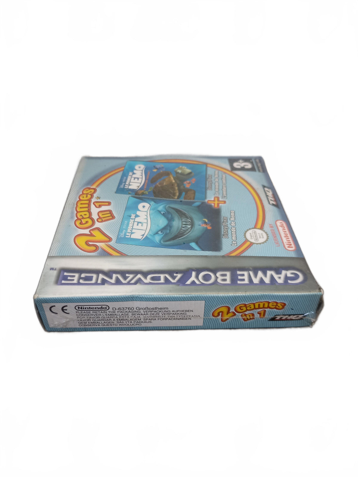 2 Games in 1 : Le Monde de Nemo + Le Monde de Nemo : L’aventure continue — Game Boy Advance — GBA