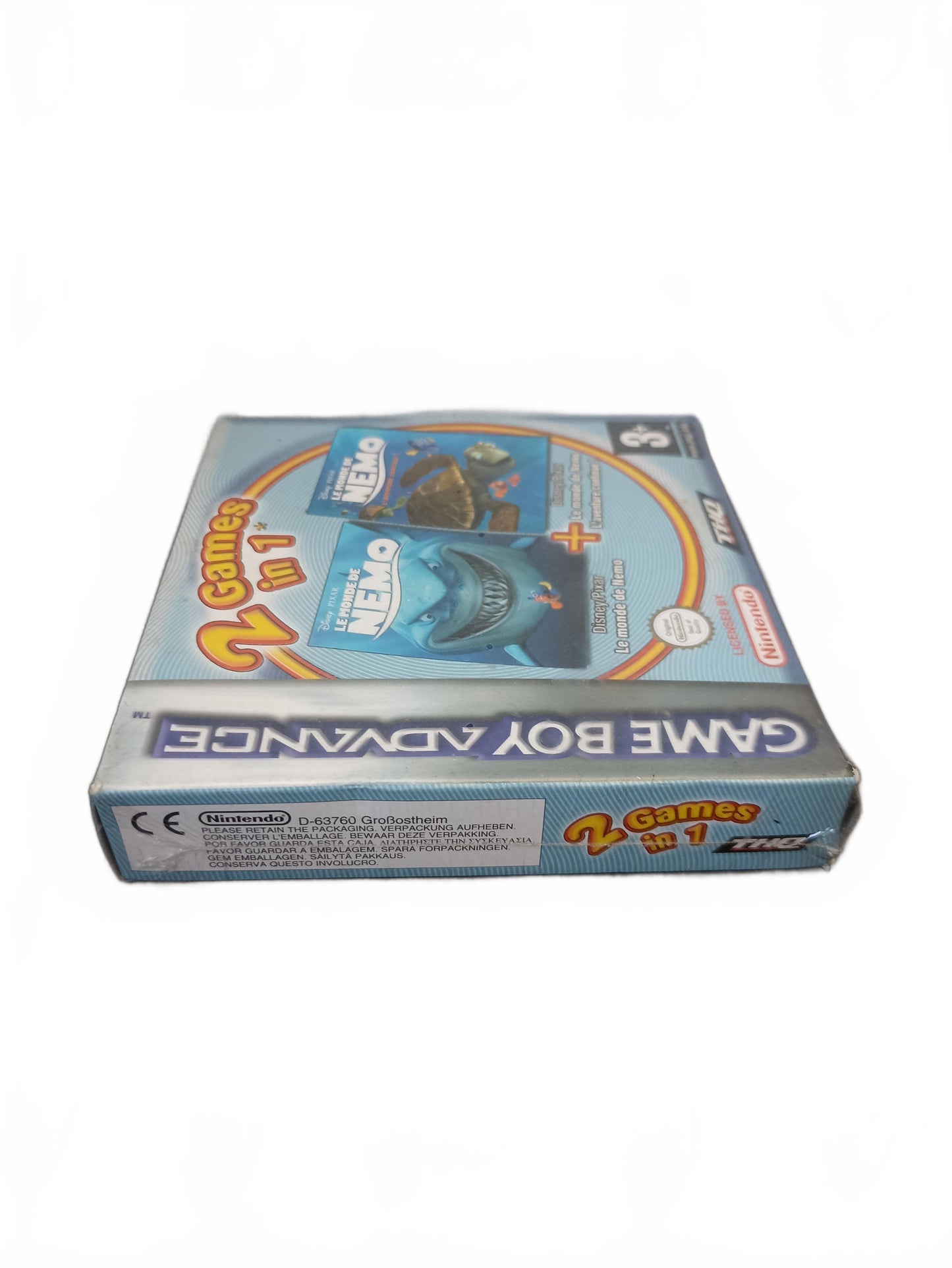 2 Games in 1 : Le Monde de Nemo + Le Monde de Nemo : L’aventure continue — Game Boy Advance — GBA