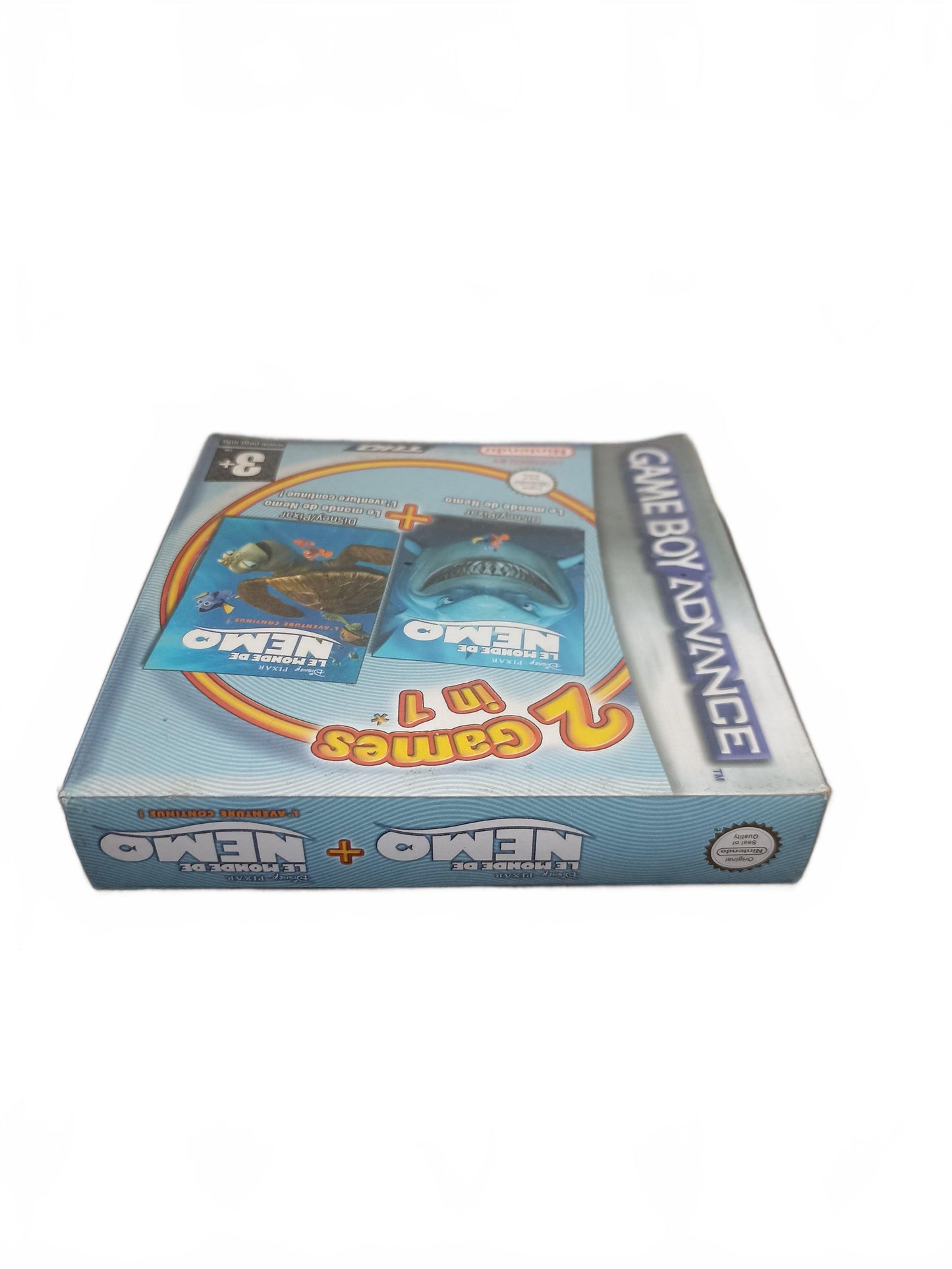 2 Games in 1 : Le Monde de Nemo + Le Monde de Nemo : L’aventure continue — Game Boy Advance — GBA