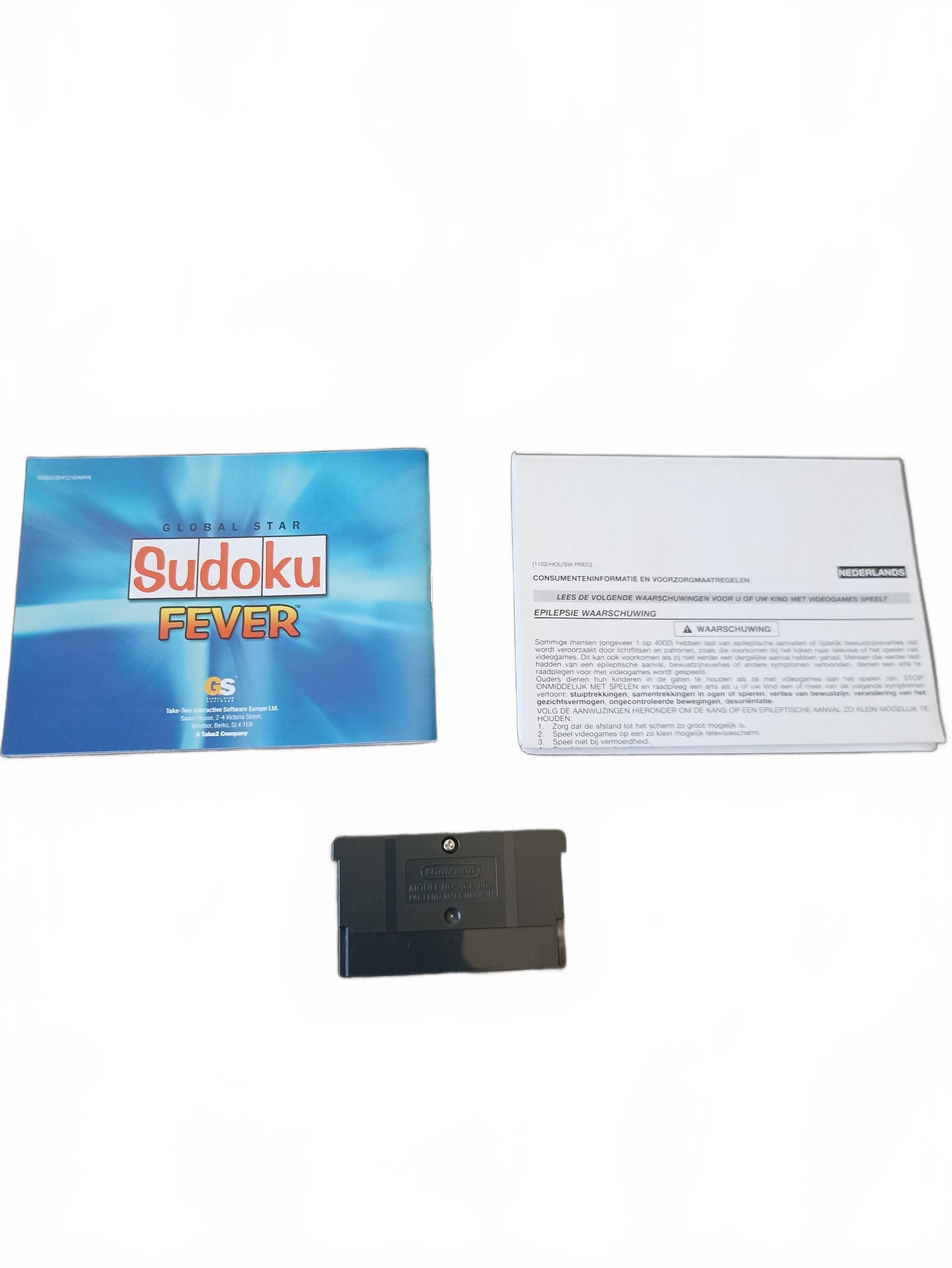 Sudoku Fever — Game Boy Advance — GBA