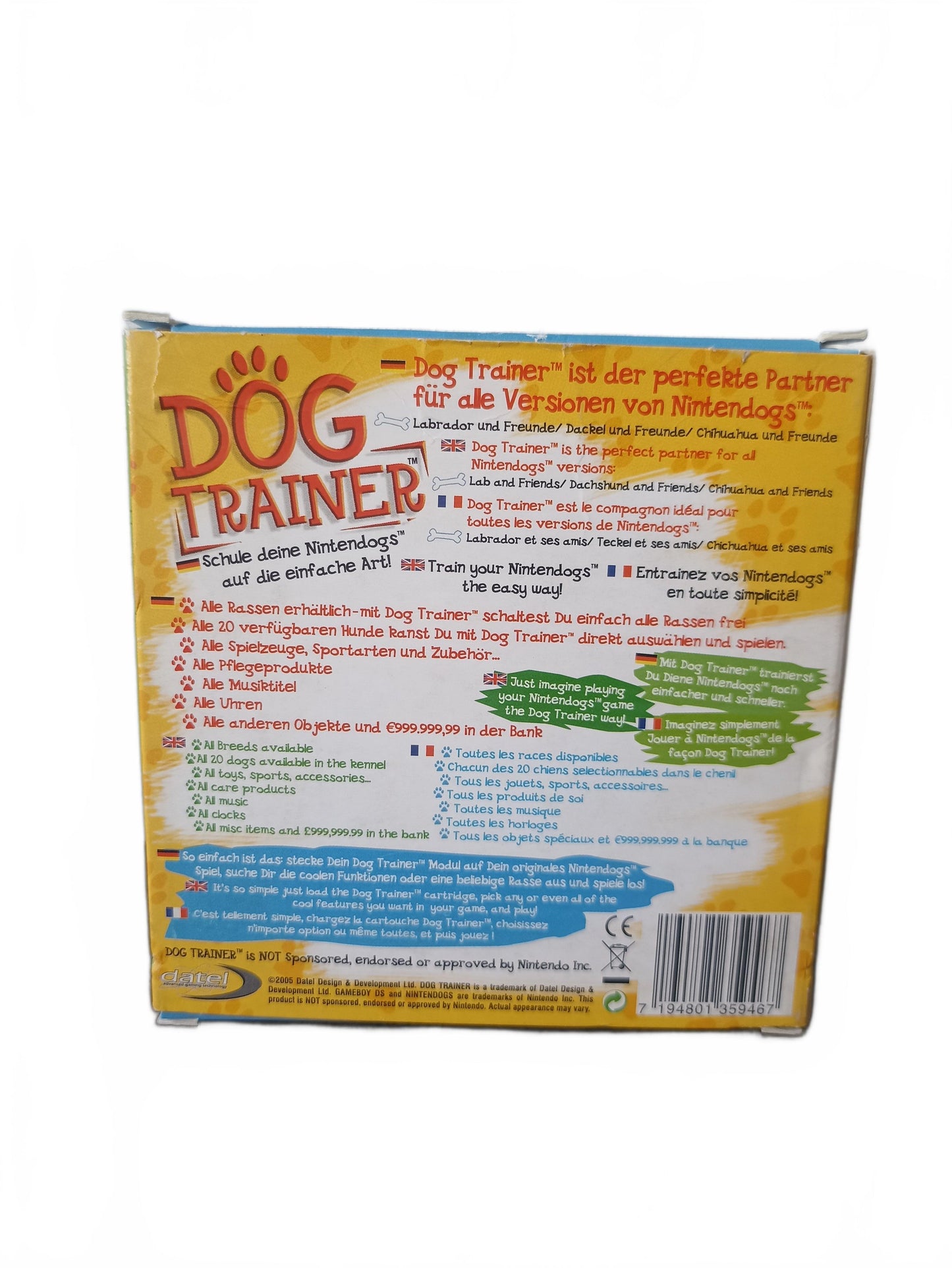 Dog Trainer — Nintendo DS — NDS
