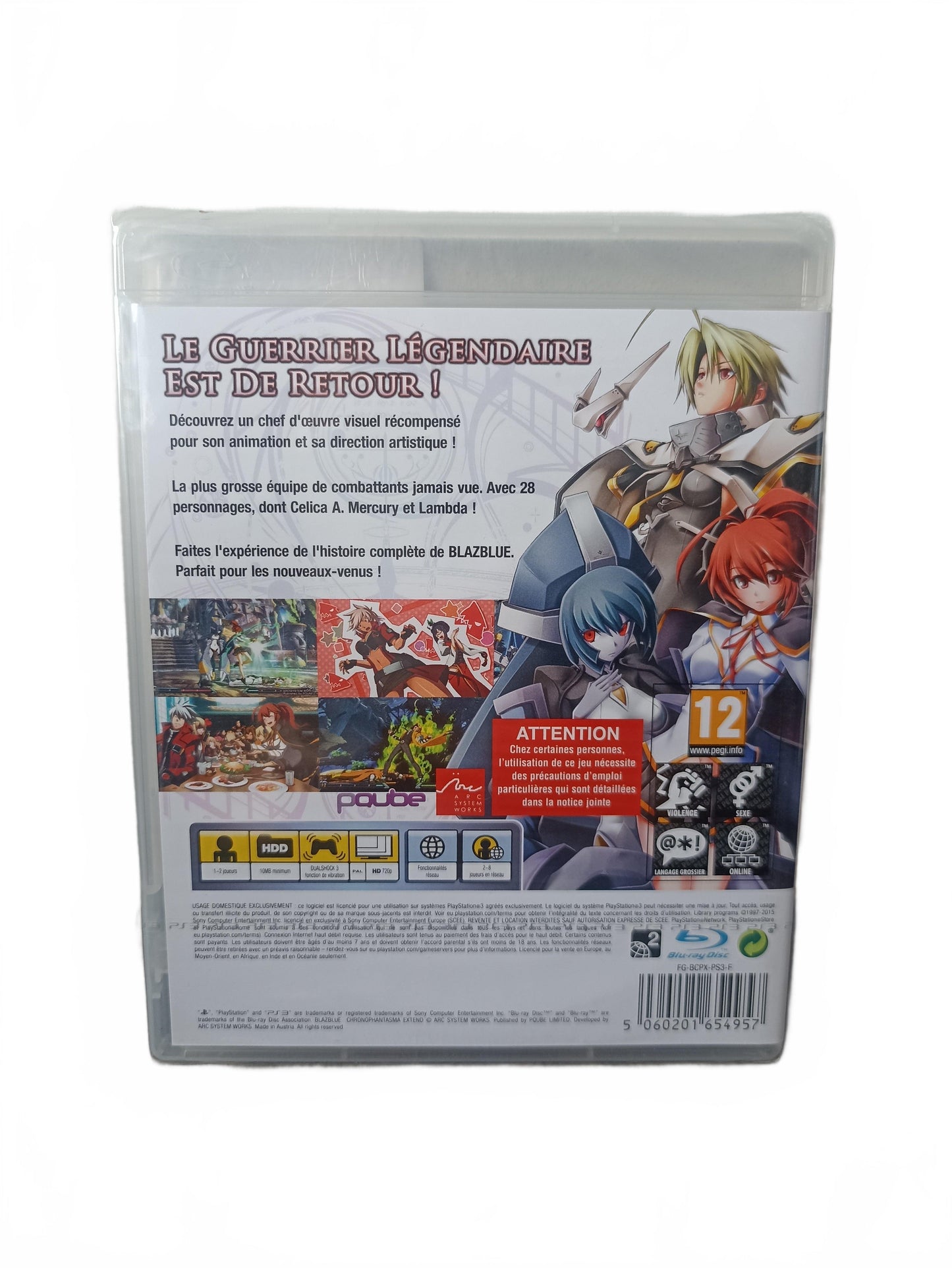 BlazBlue: Chronophantasma Extend — PlayStation 3 — PS3