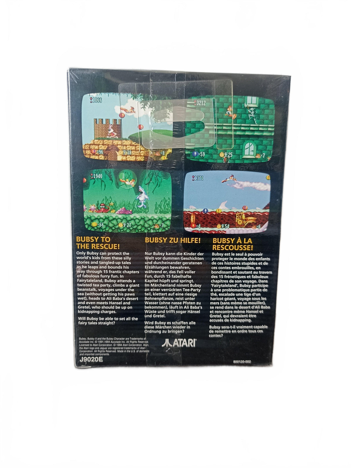 Bubsy in Fractured Furry Tales — Atari Jaguar — JAG