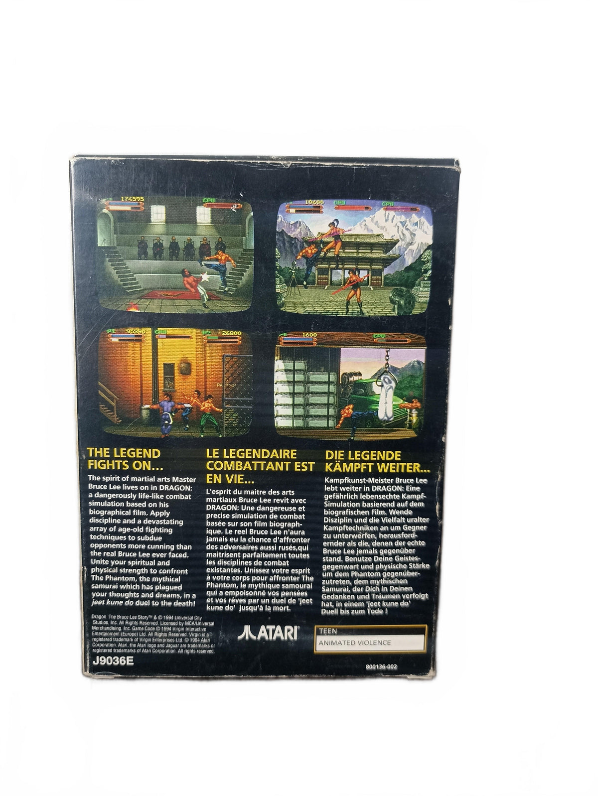 Dragon: The Bruce Lee Story — Atari Jaguar — JAG