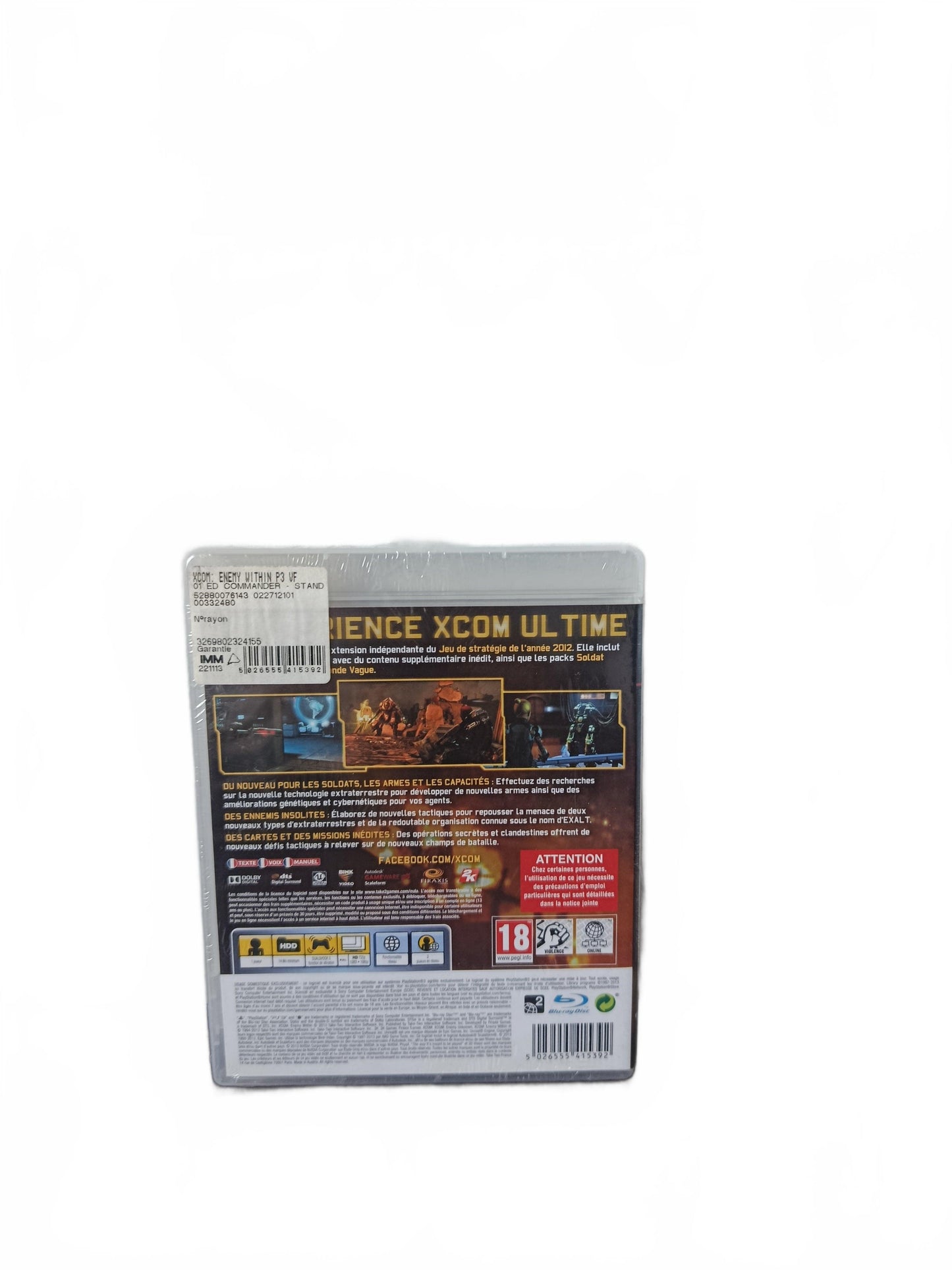 XCOM: Enemy Within Commander Edition PlayStation 3 PS3 Reblister
