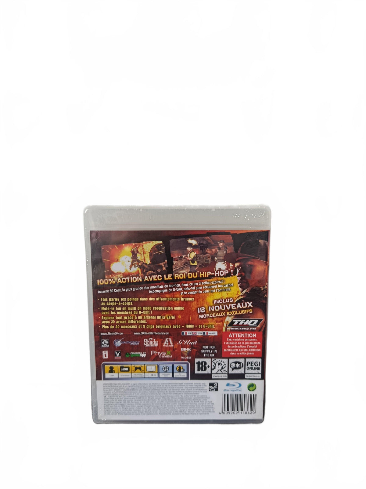50 Cent: Blood on the Sand PlayStation 3 PS3 Reblister