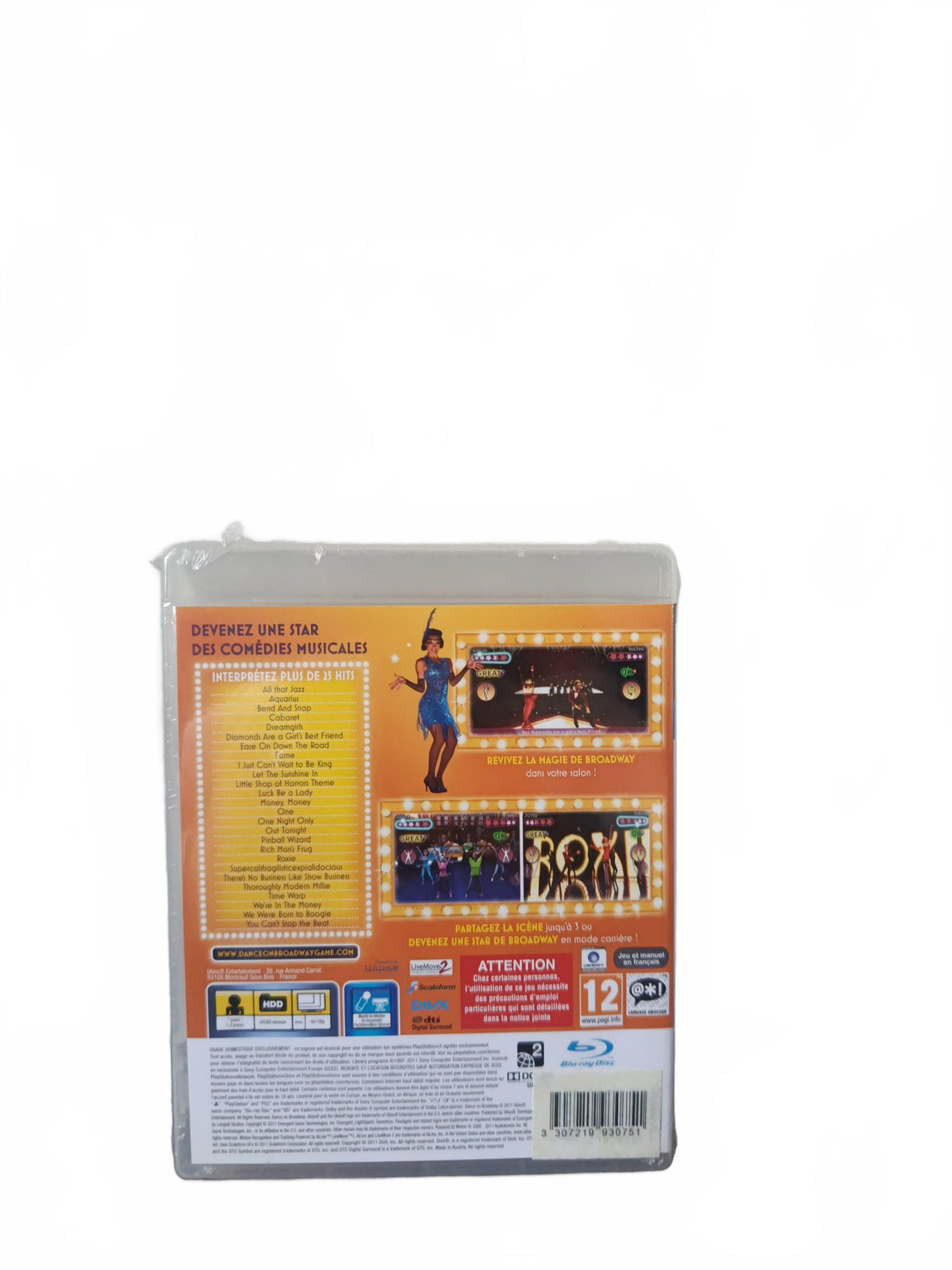 Dance on Broadway PlayStation 3 PS3 Reblister