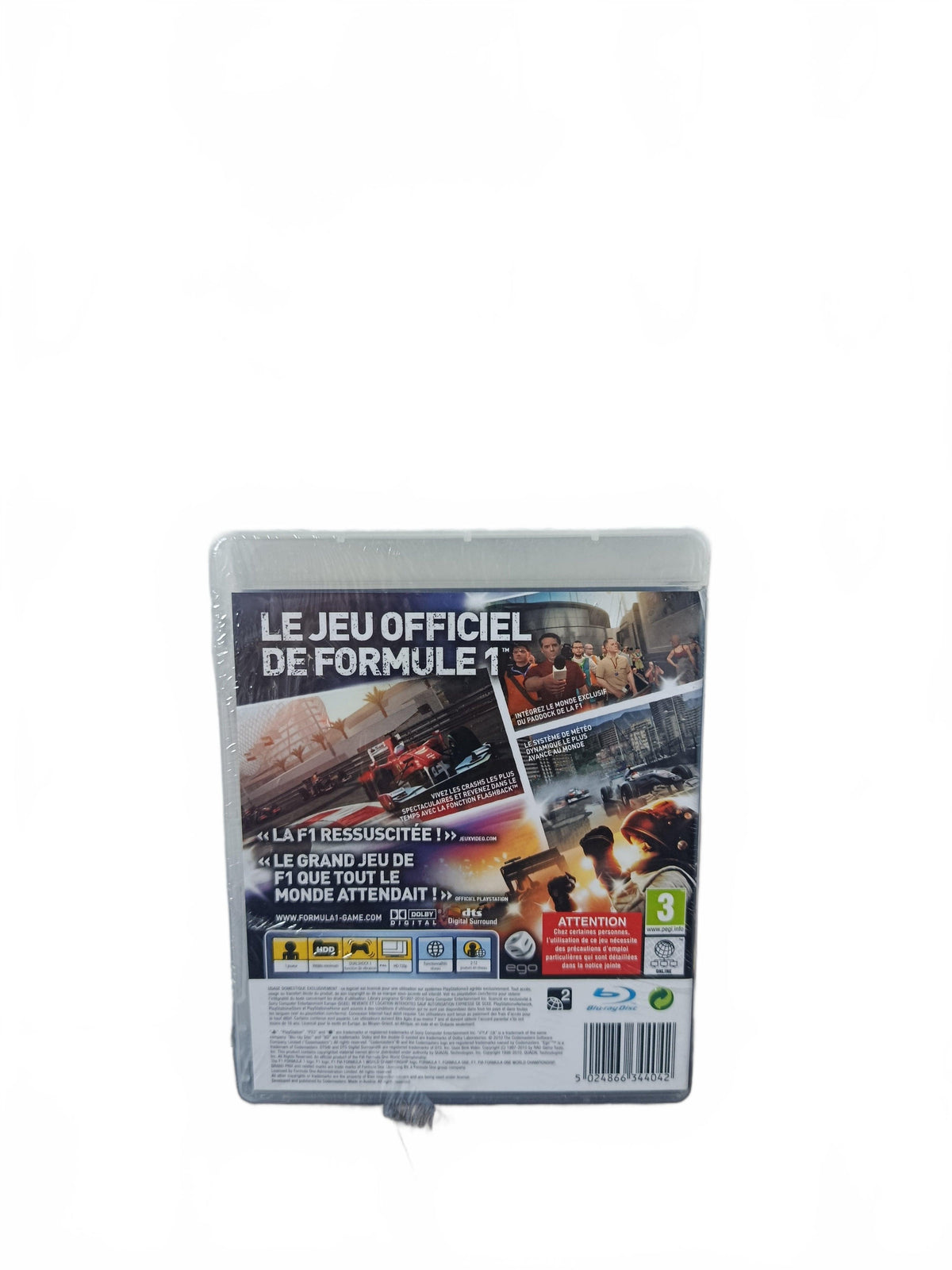 F1 2010 PlayStation 3 PS3 Reblister