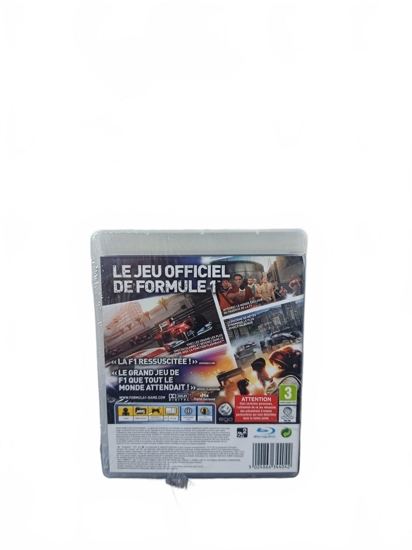 F1 2010 PlayStation 3 PS3 Reblister