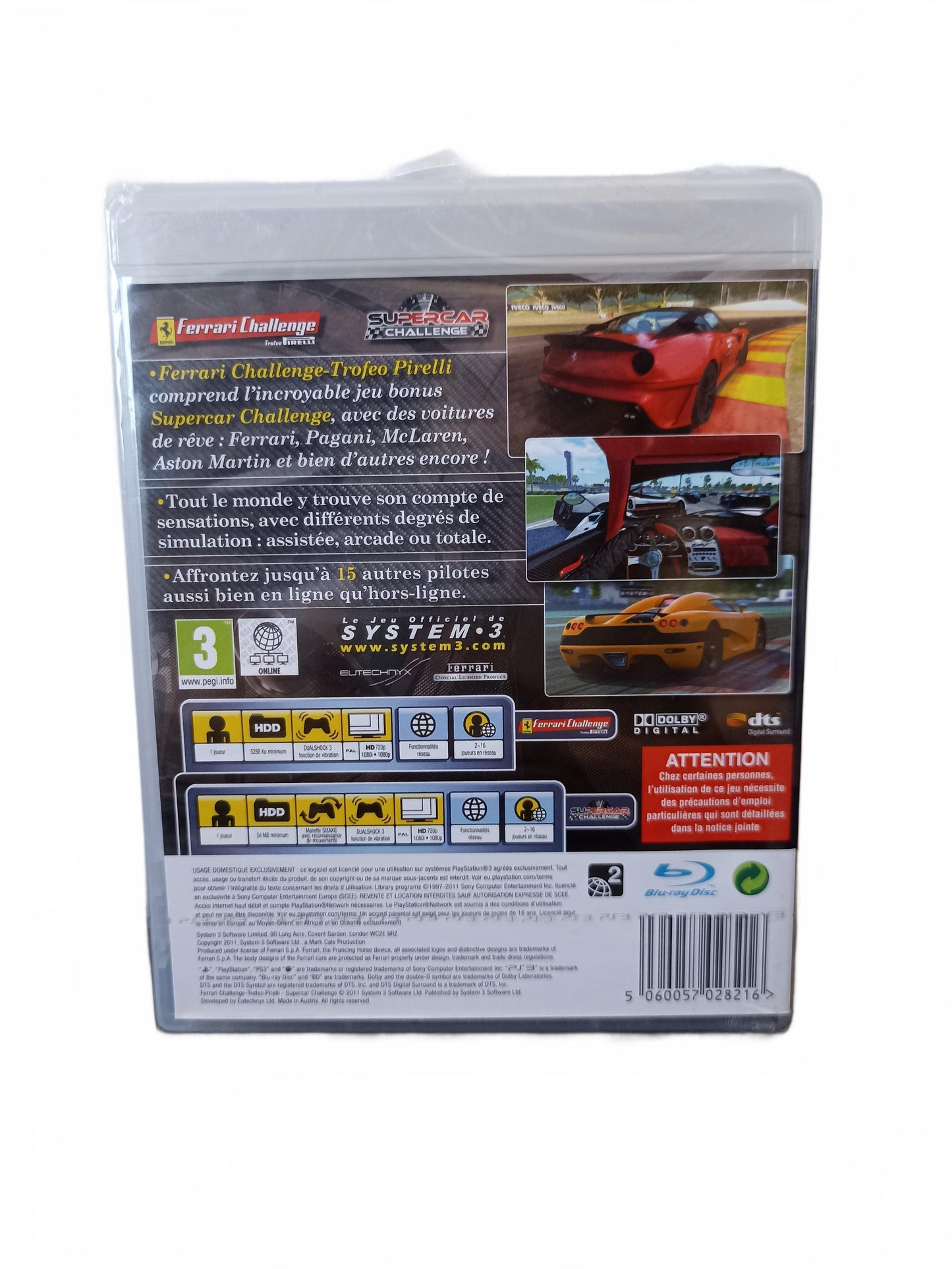 Ferrari Challenge: Trofeo Pirelli — PlayStation 3 — PS3