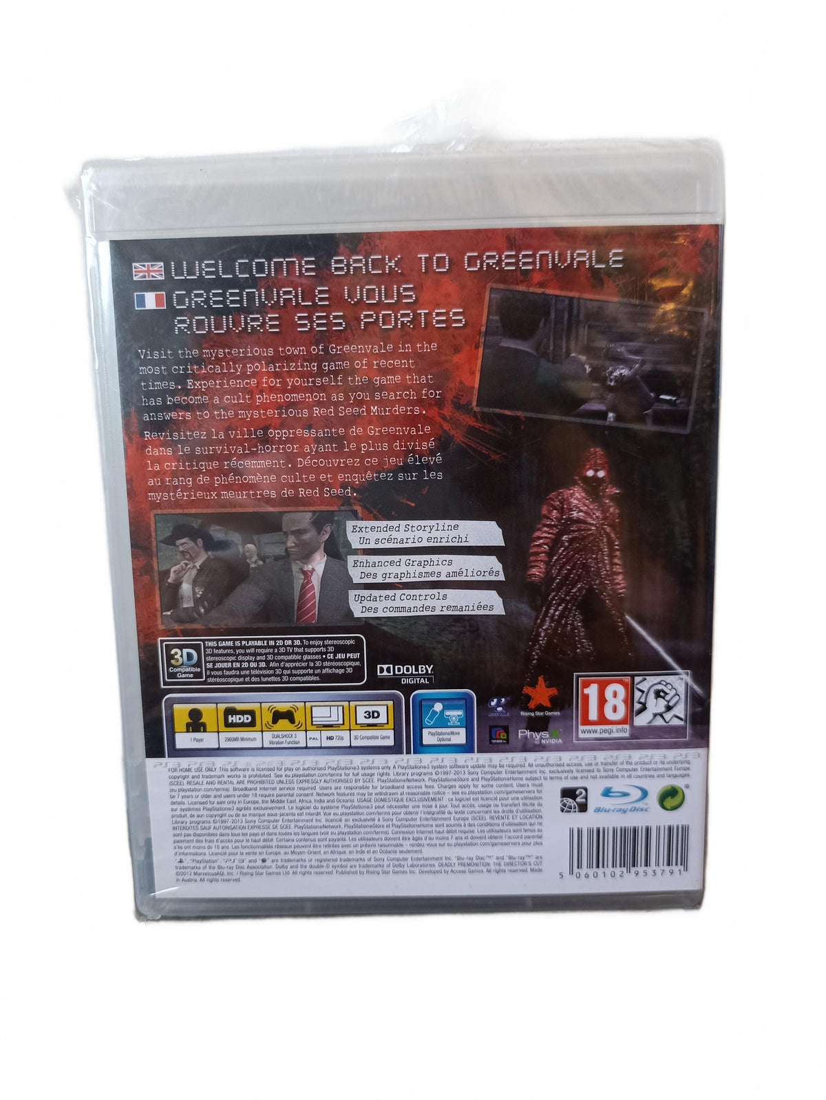 Deadly Premonition: The Director’s Cut — PlayStation 3 — PS3