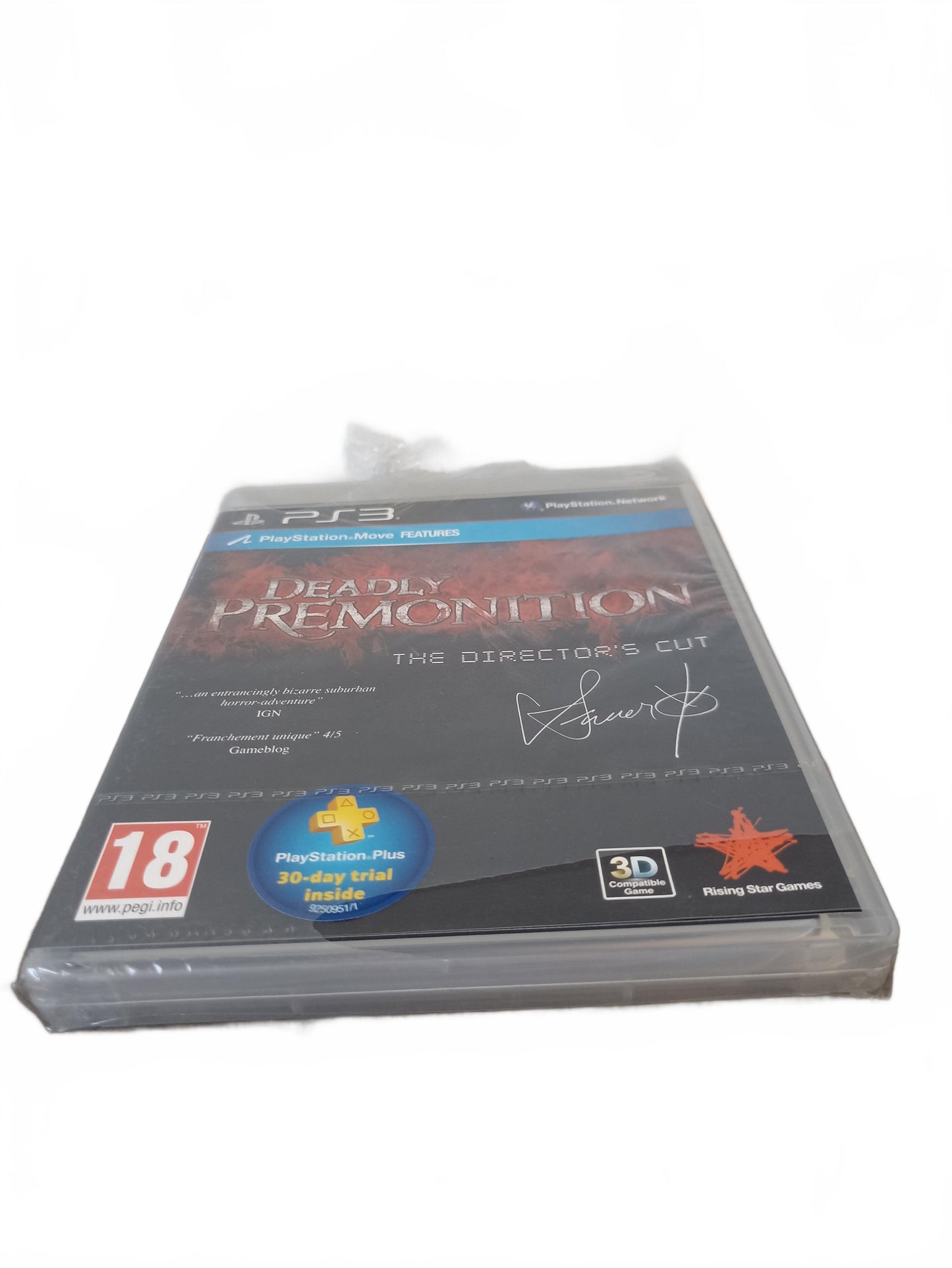 Deadly Premonition: The Director’s Cut — PlayStation 3 — PS3