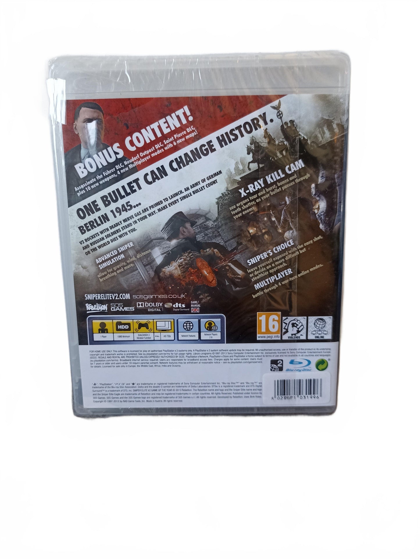 Sniper Elite V2 — PlayStation 3 — PS3