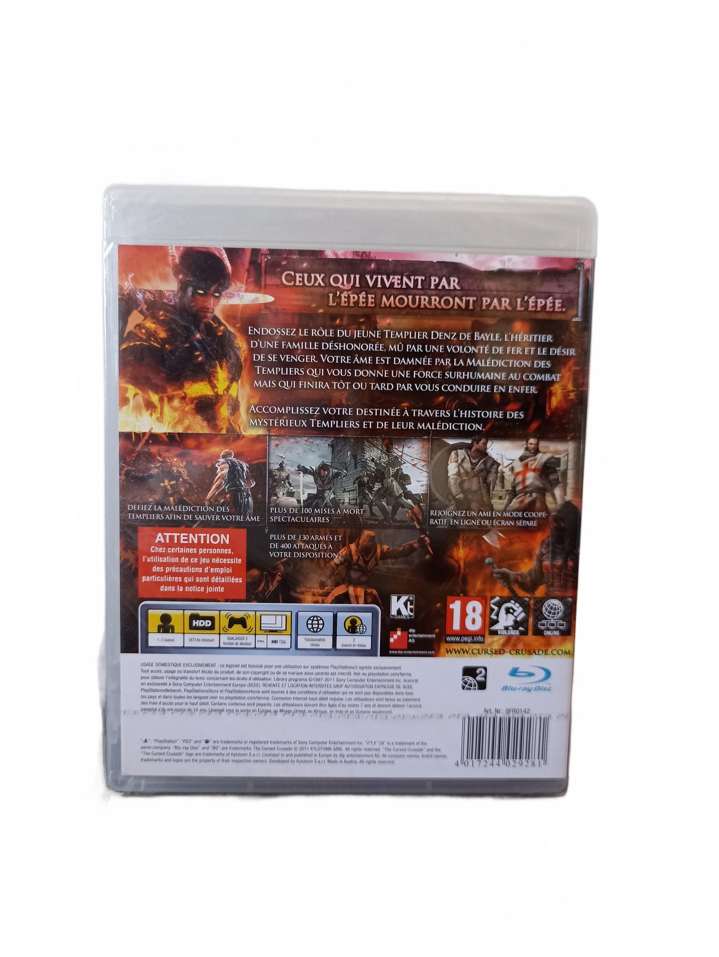 The Cursed Crusade — PlayStation 3 — PS3