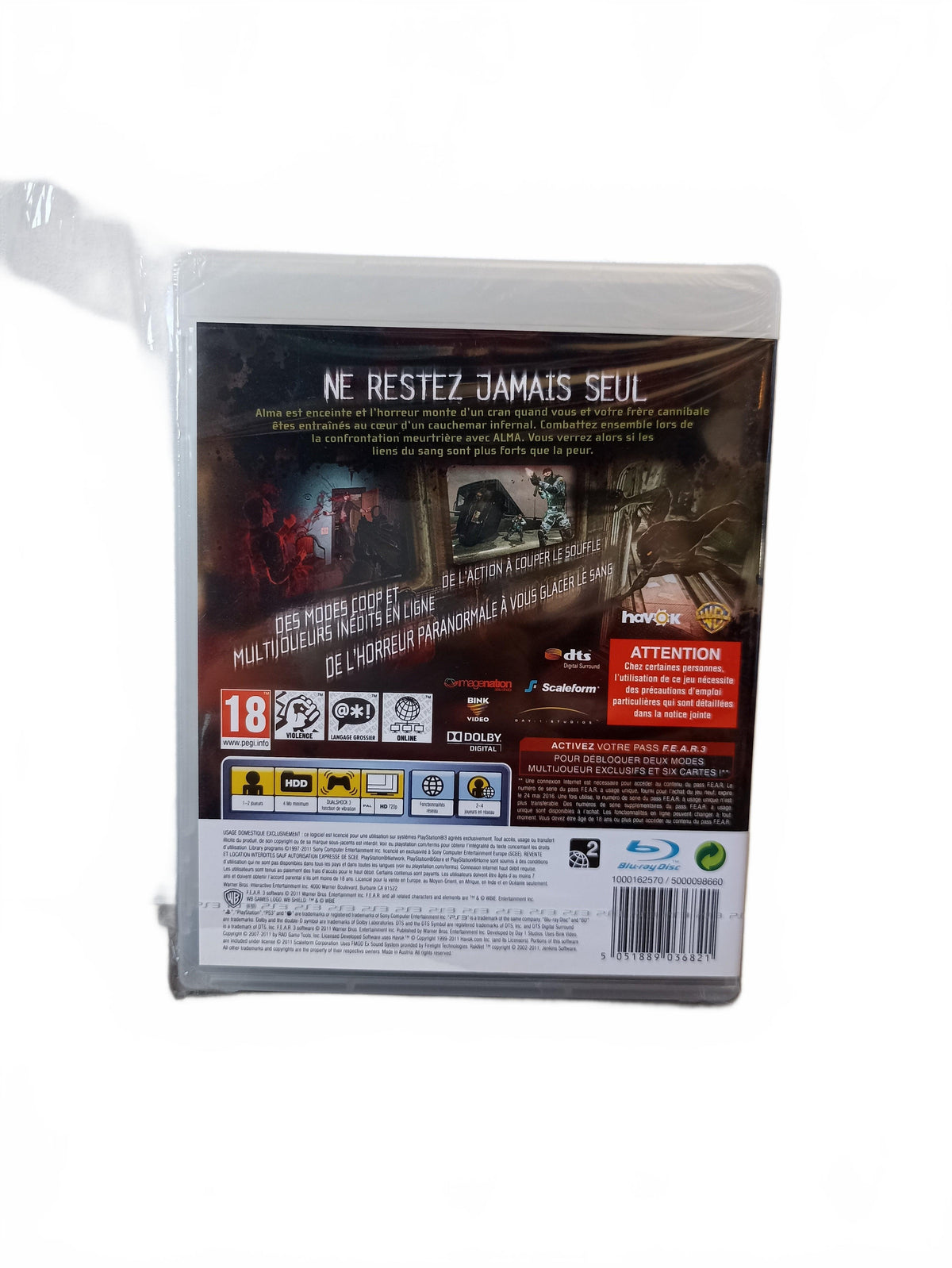 F.E.A.R. 3 — PlayStation 3 — PS3