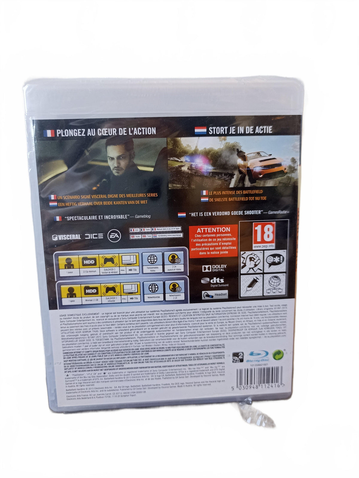 Battlefield Hardline — PlayStation 3 — PS3