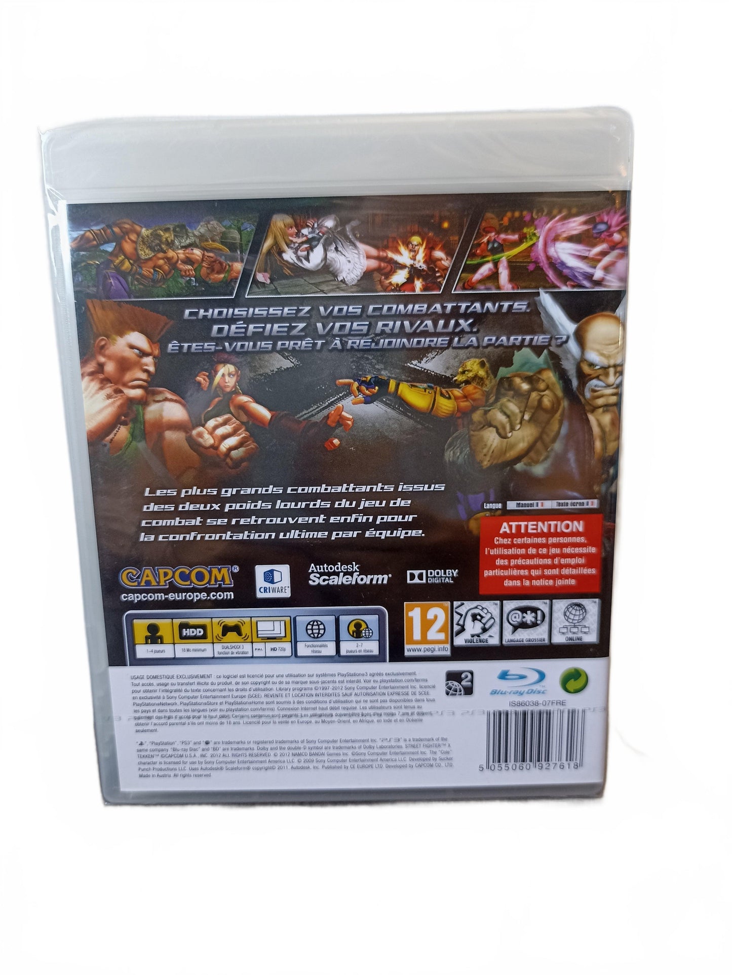 Street Fighter X Tekken — PlayStation 3 — PS3 Neuf