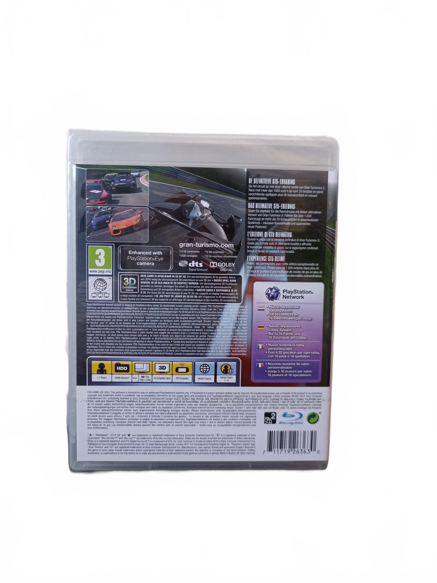 Gran Turismo 5 — PlayStation 3 — PS3 Neuf
