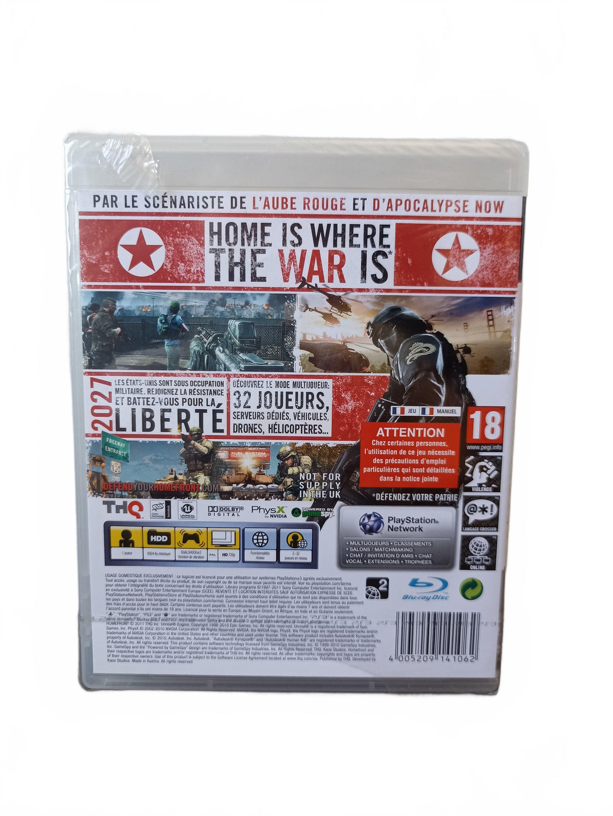 Homefront — PlayStation 3 — PS3 Neuf