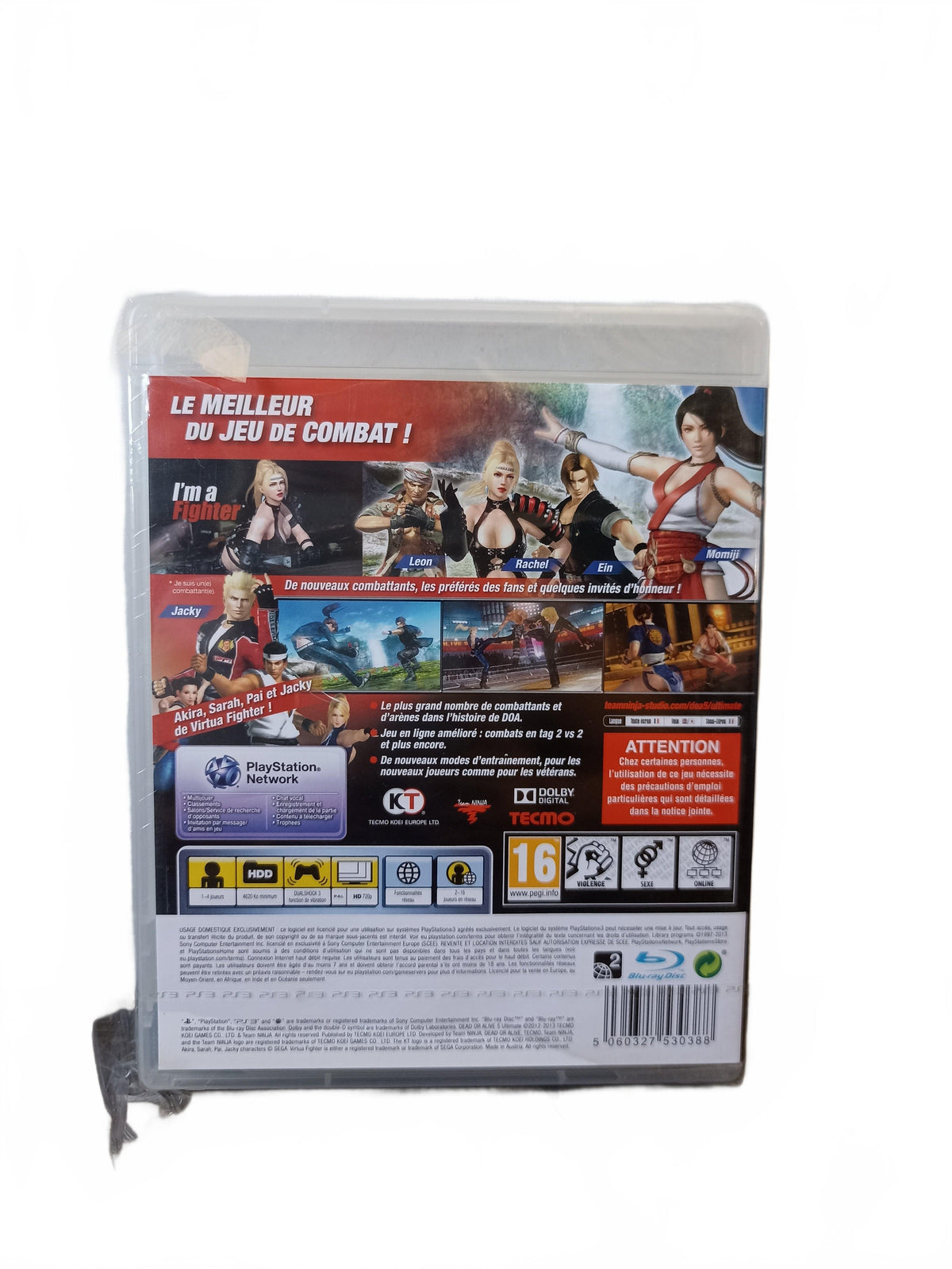 Dead or Alive 5 Ultimate — PlayStation 3 — PS3 Neuf