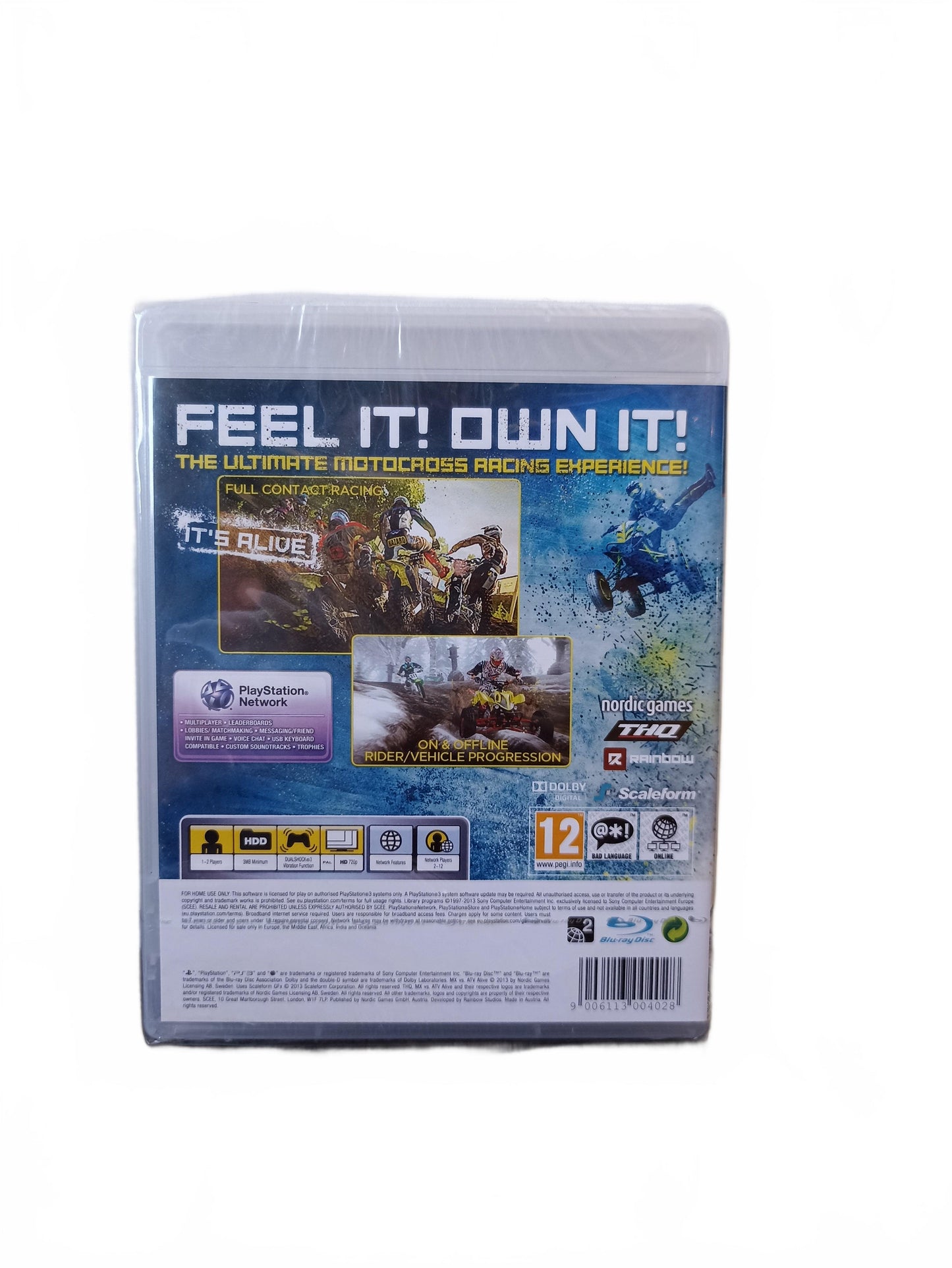 MX vs. ATV Alive — PlayStation 3 — PS3 Neuf