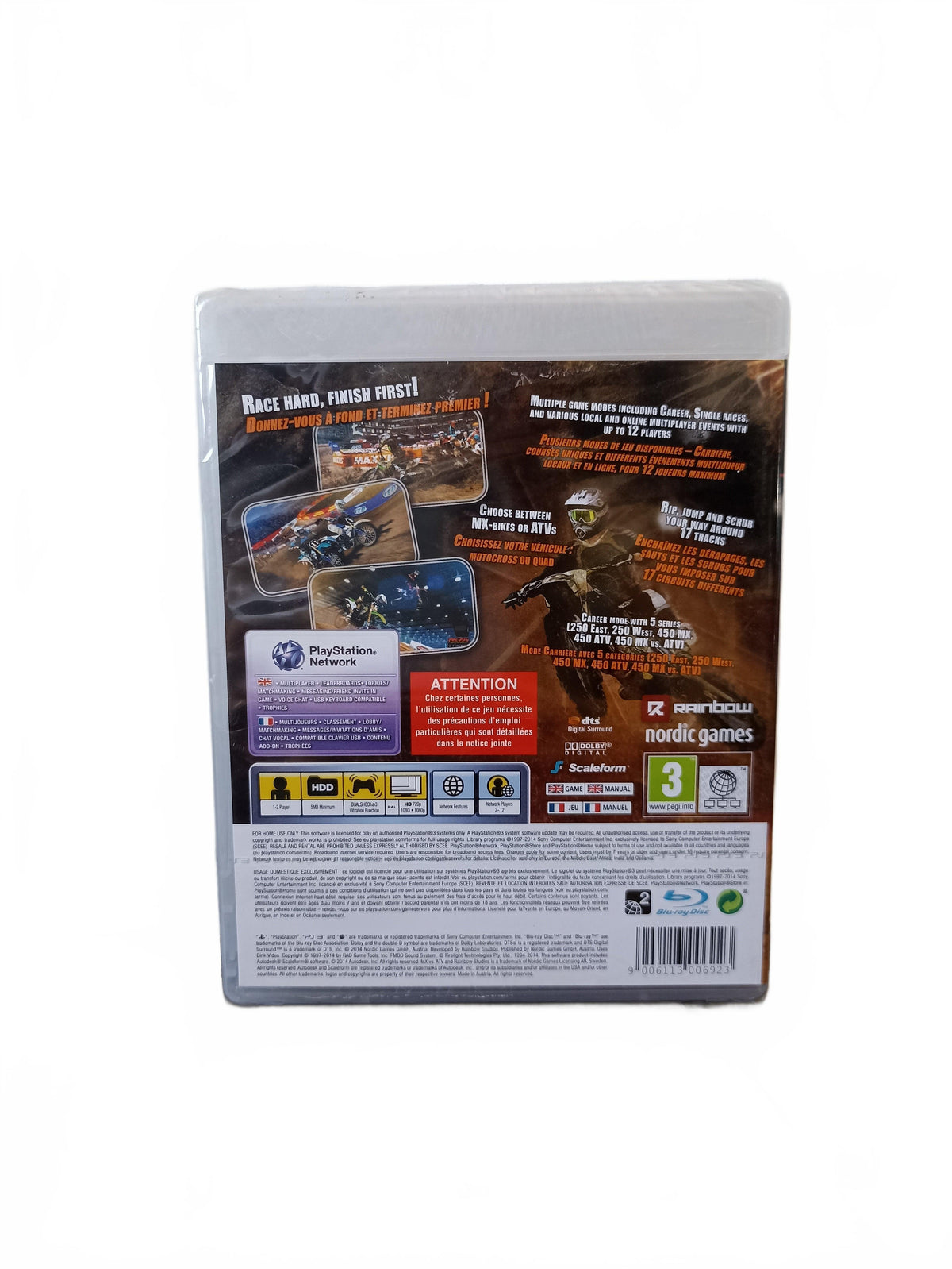 MX vs. ATV Untamed — PlayStation 3 — PS3 Neuf