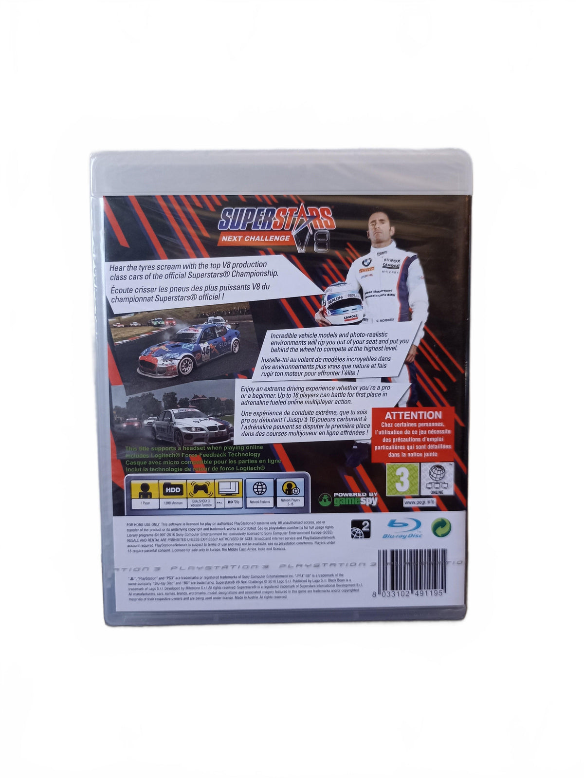 Superstars V8: Next Challenge — PlayStation 3 — PS3 Neuf