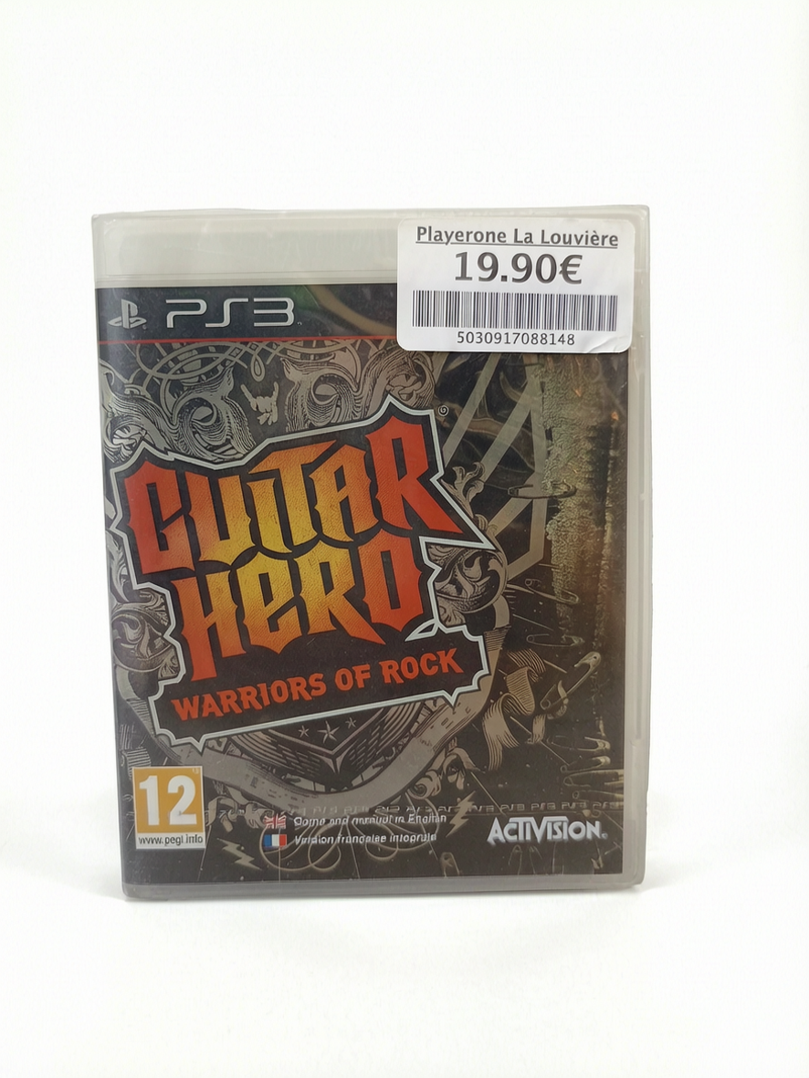 Guitar Hero: Warriors of Rock — PlayStation 3 — PS3 Neuf