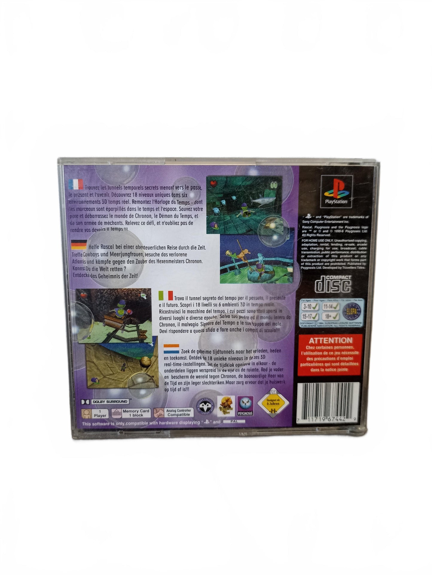 Rascal — PlayStation — PS1 Seconde Vie