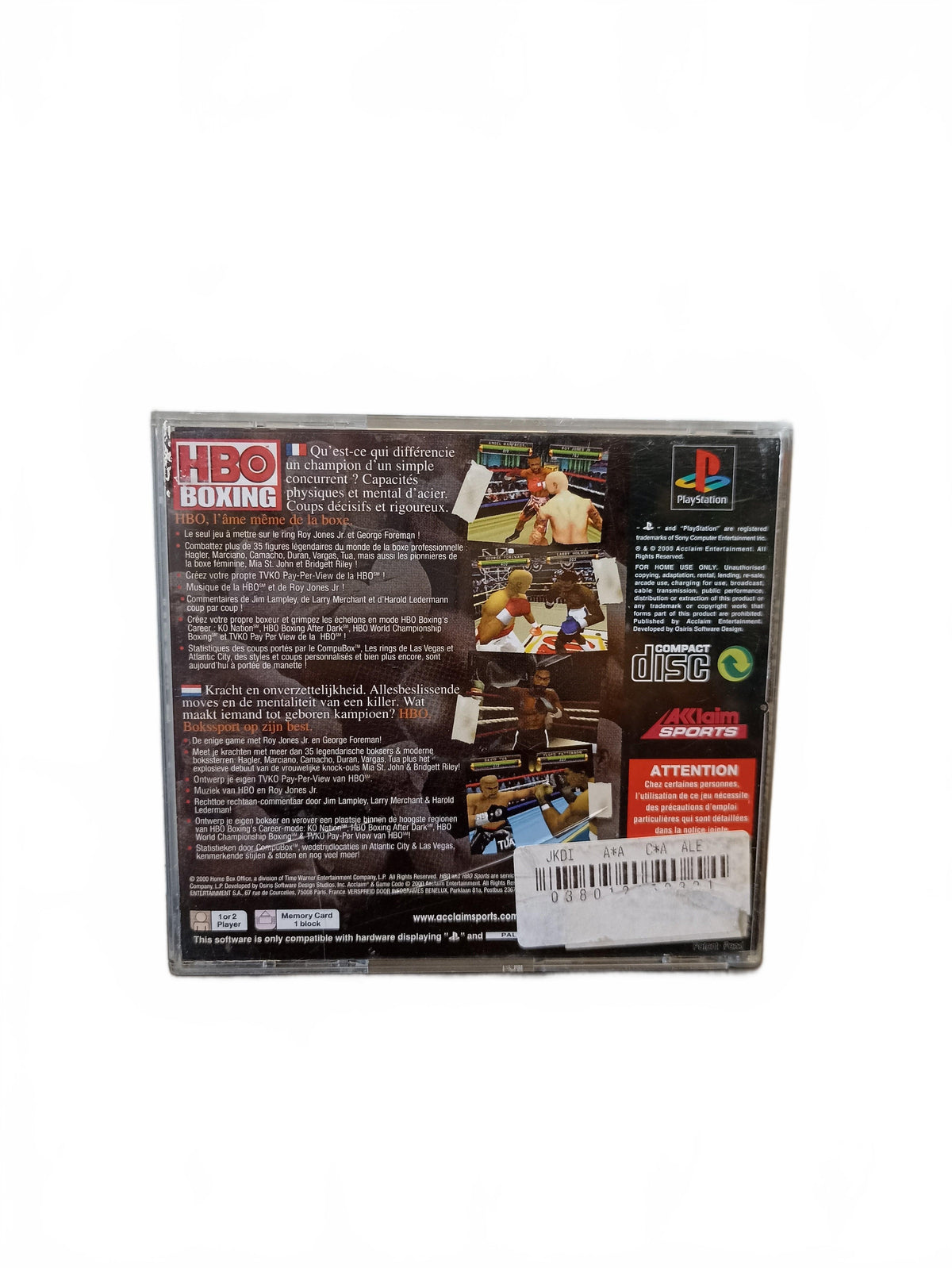 HBO Boxing — PlayStation — PS1 Seconde Vie
