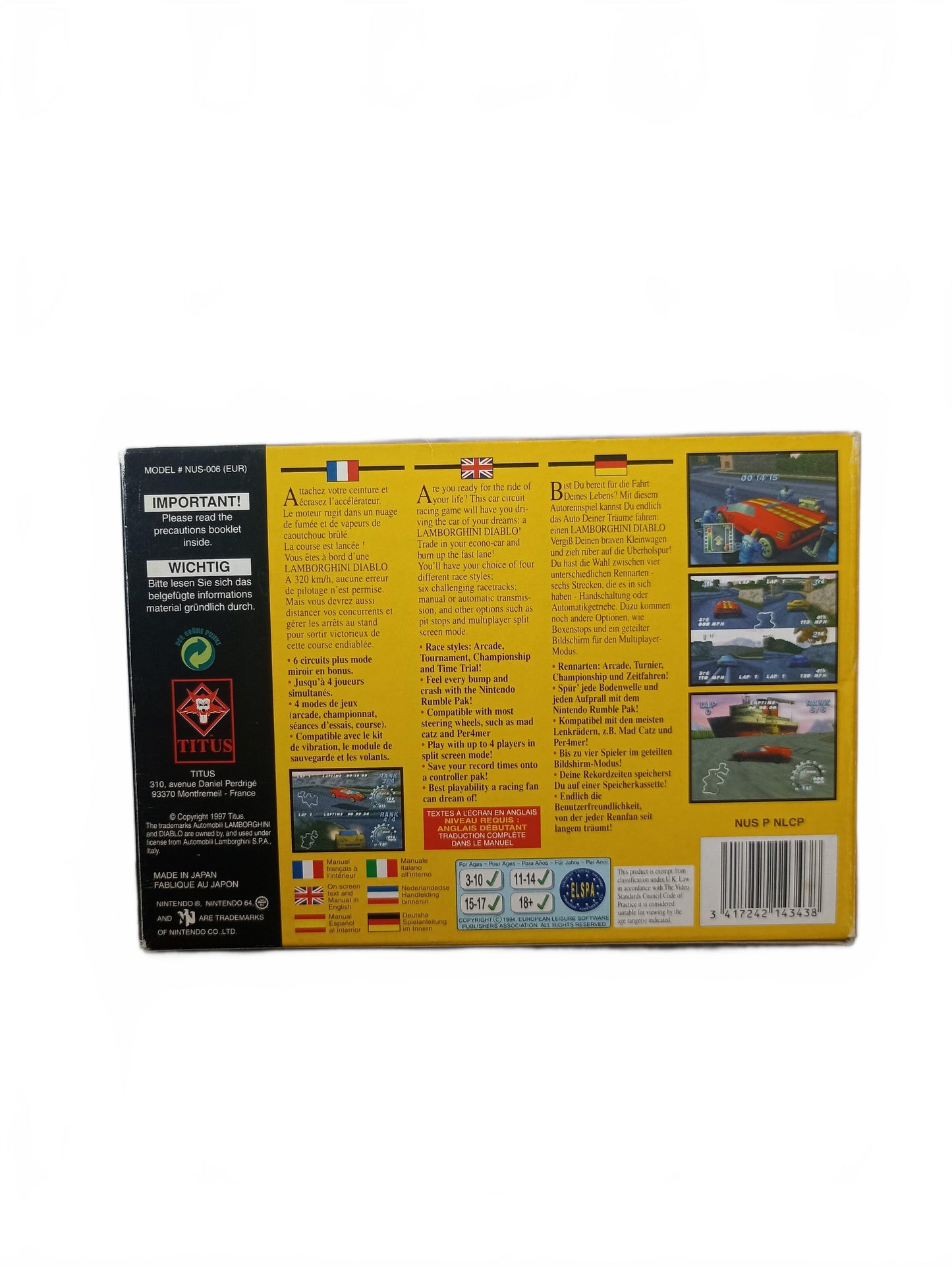 Automobili Lamborghini | Nintendo 64 (N64)