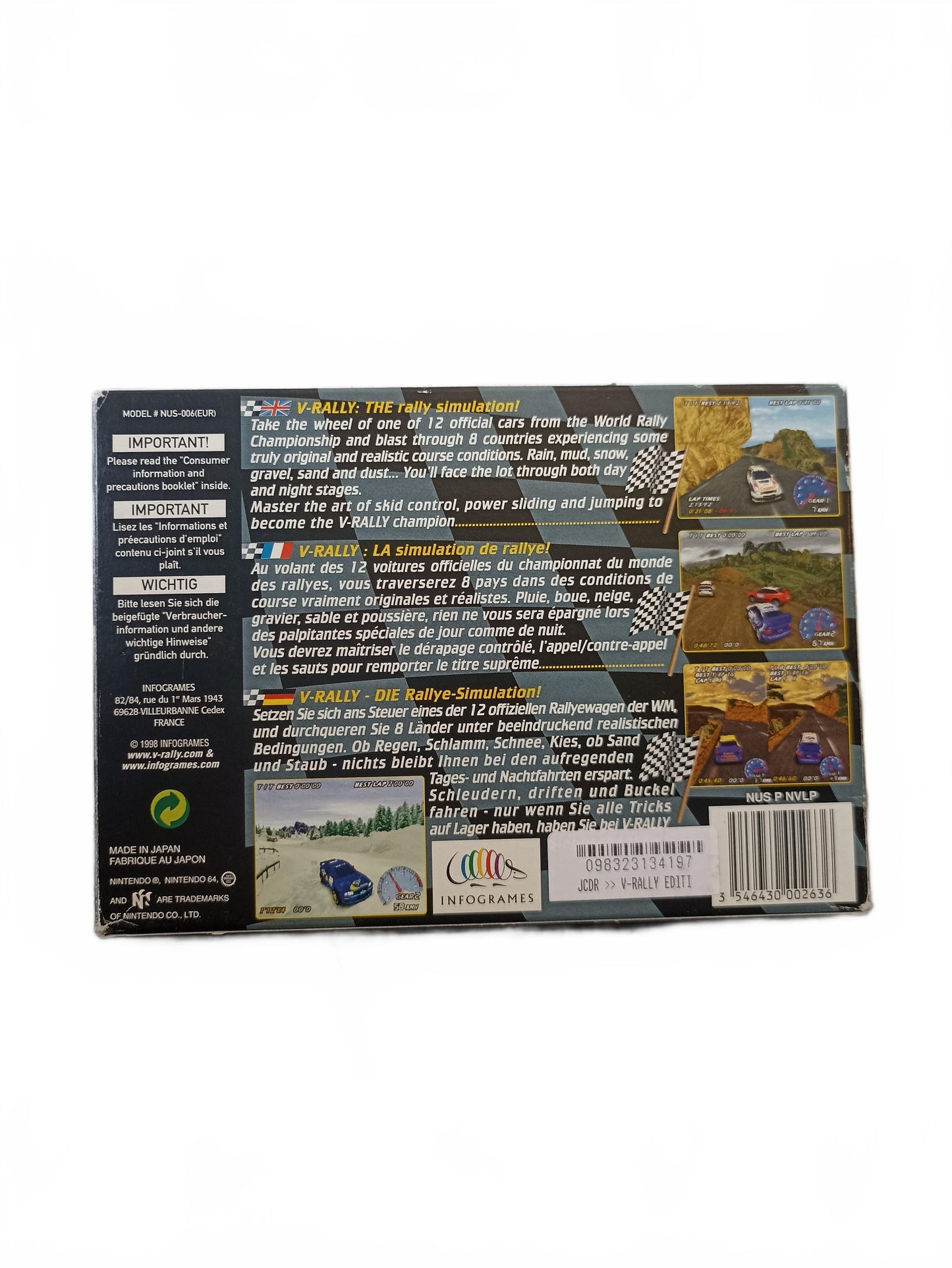 V-Rally Edition 99 | Nintendo 64 (N64)